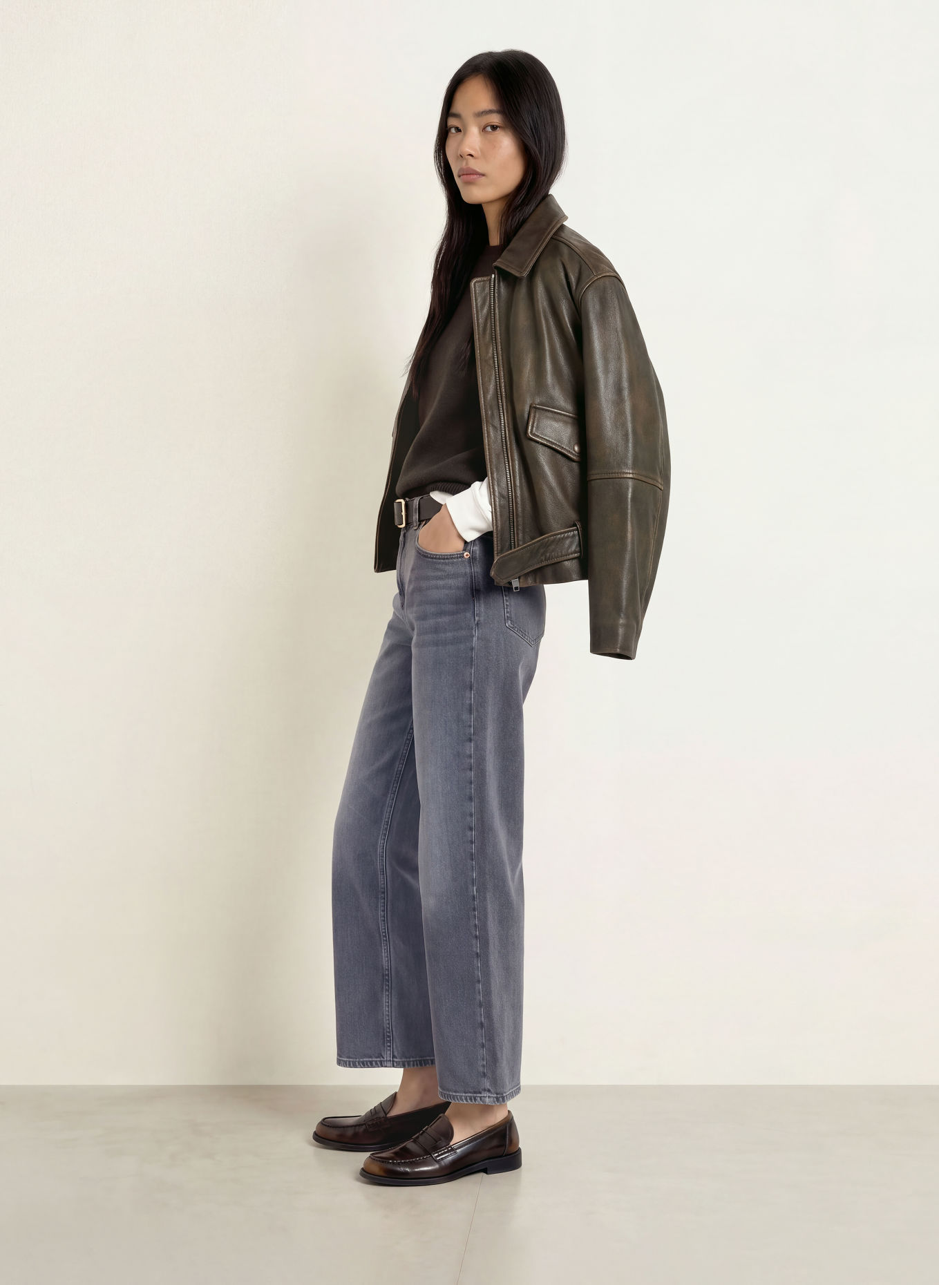 Marc O'Polo Sweater: DARK BROWN