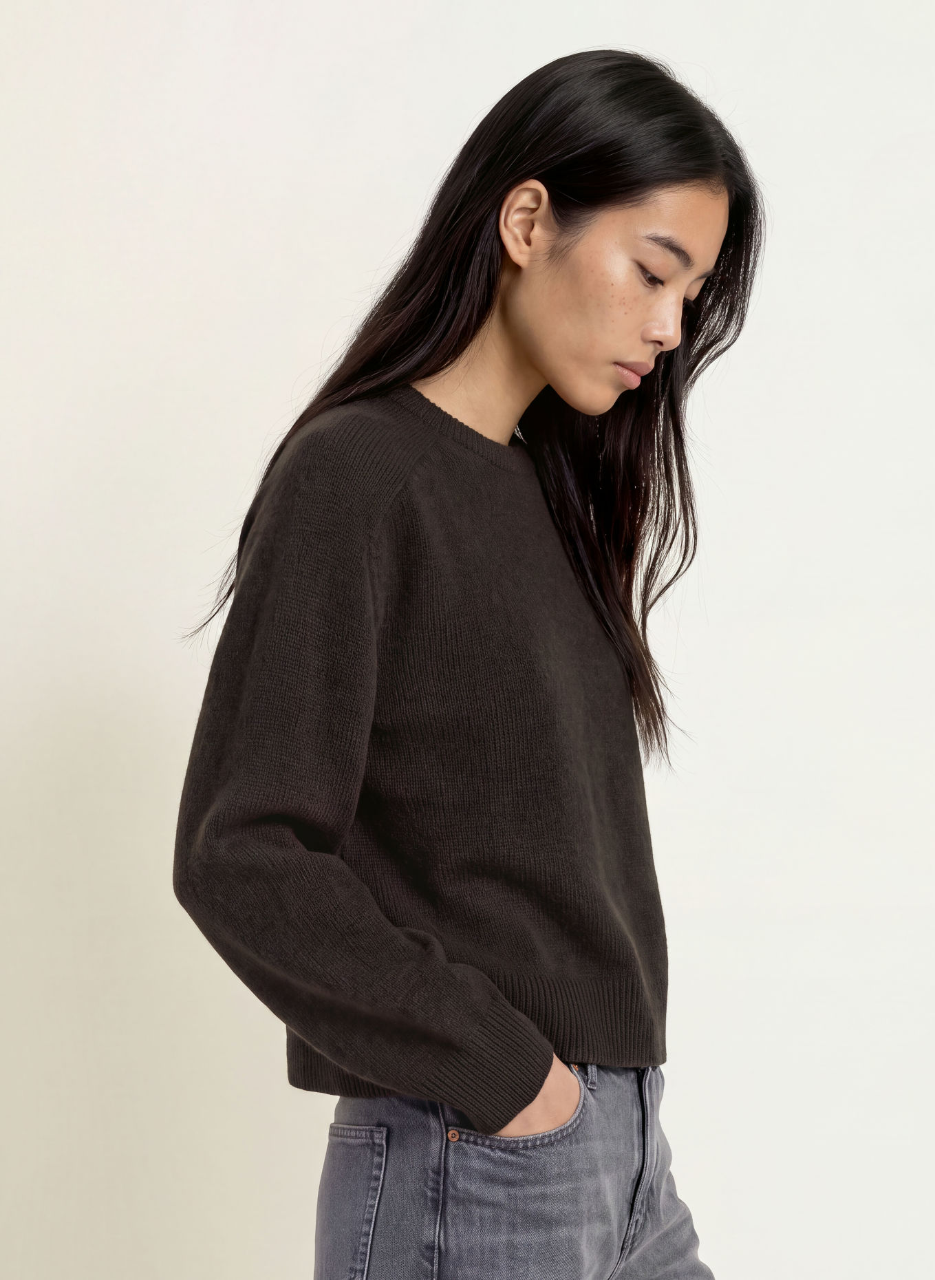 Marc O'Polo Sweater: DARK BROWN