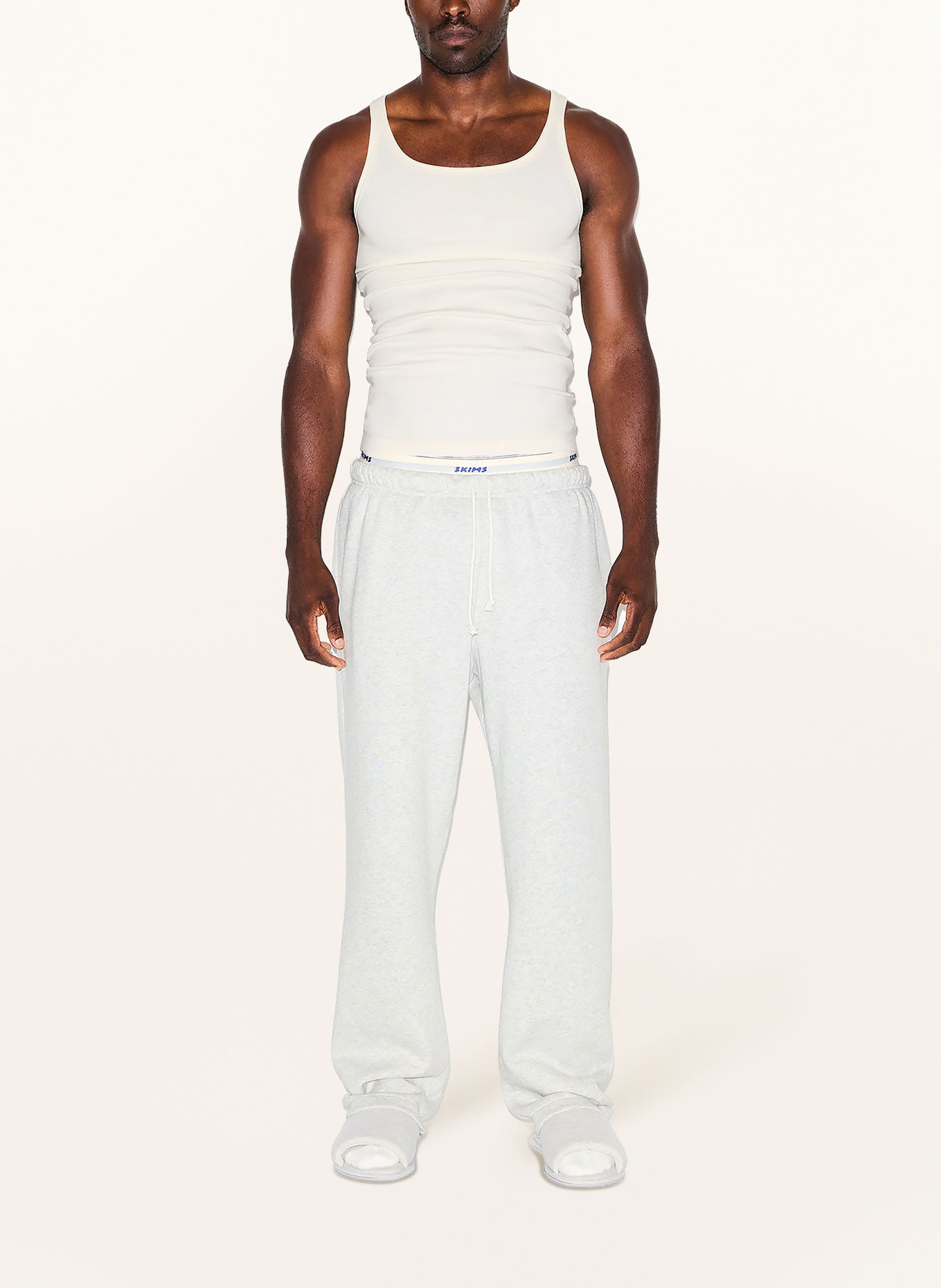 SKIMS Lounge-Sweatpants FLEECE LOUNGE: LIGHT HEATHER GREY