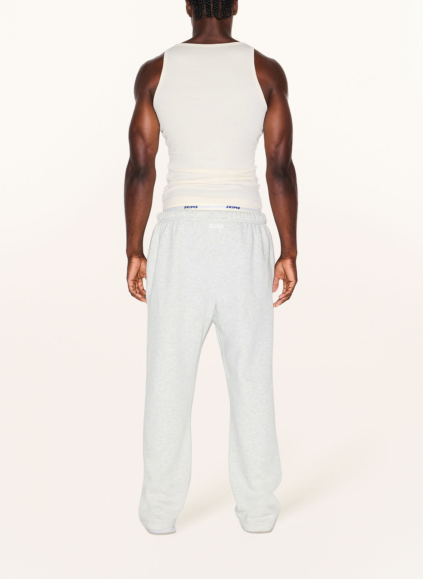 SKIMS Lounge-Sweatpants FLEECE LOUNGE: LIGHT HEATHER GREY