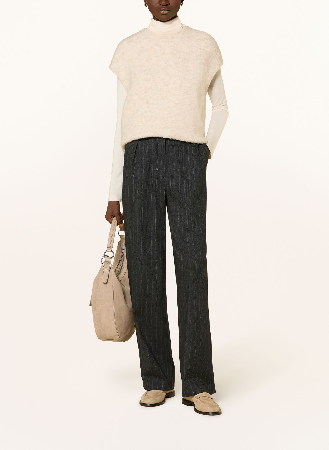 Marc O'Polo Pantaloni Marlene: GRI ÎNCHIS / GRI DESCHIS