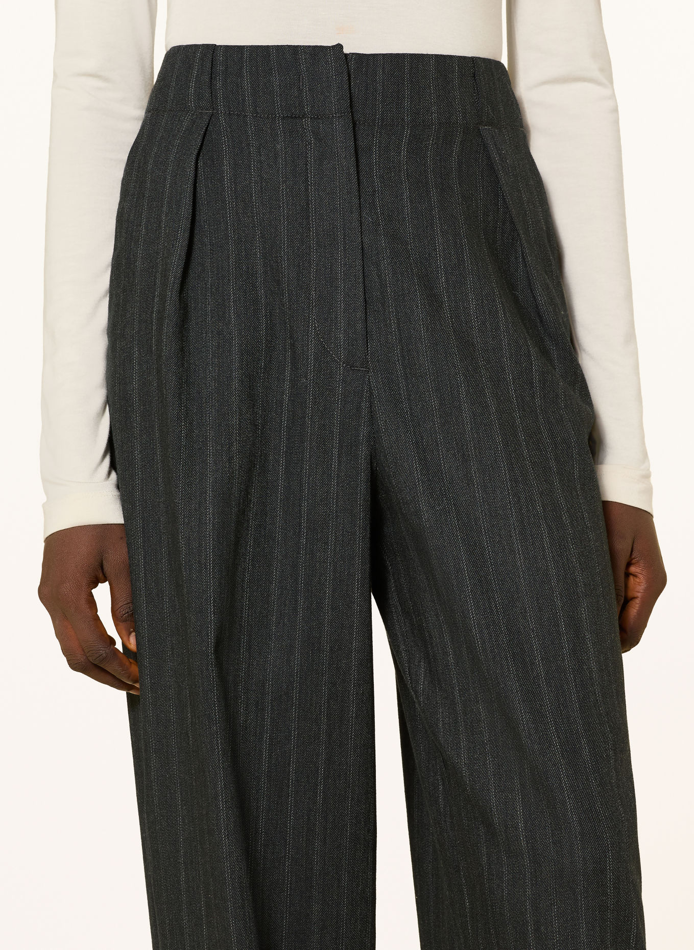 Marc O'Polo Pantaloni Marlene: GRI ÎNCHIS / GRI DESCHIS