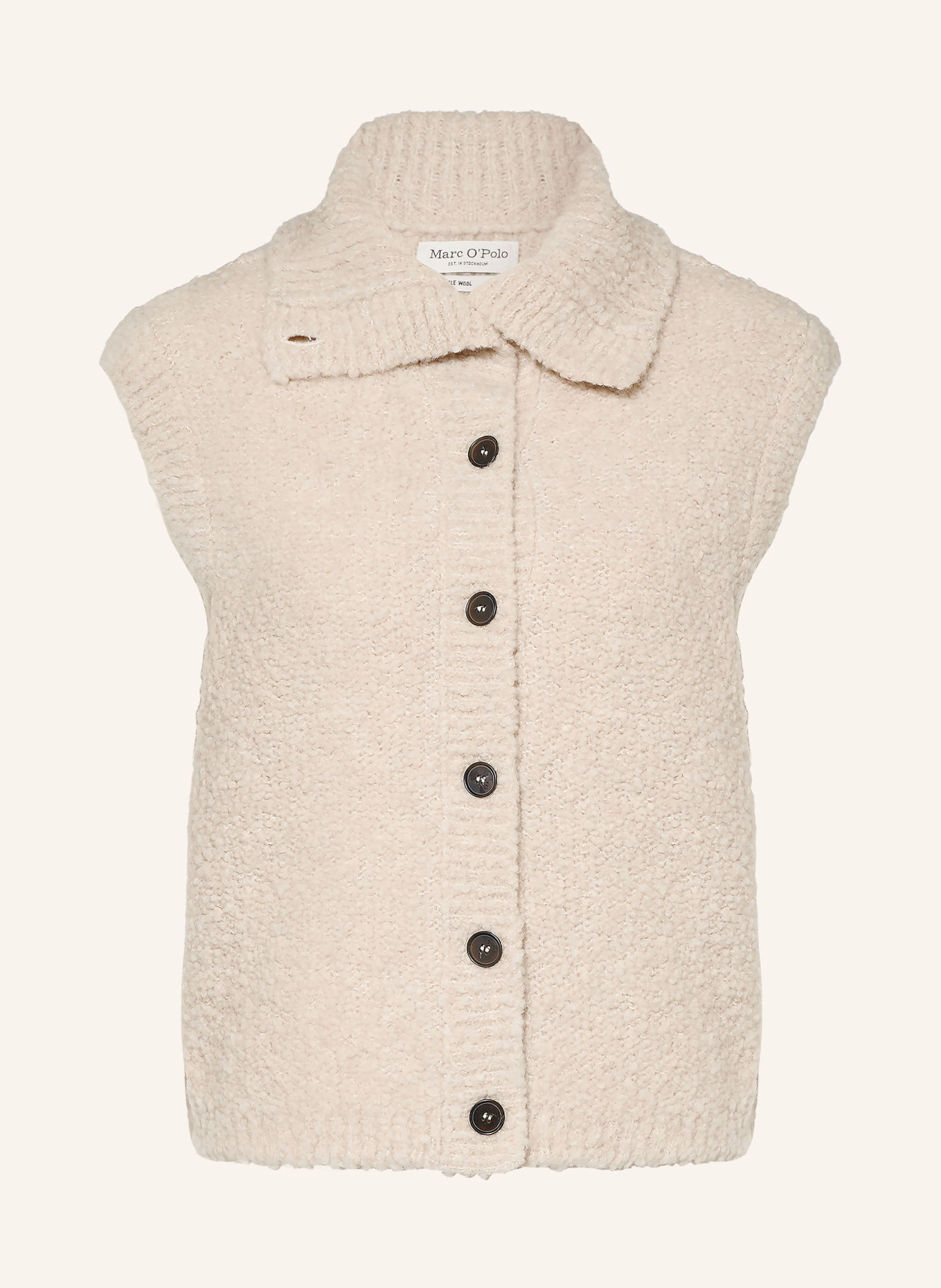 Marc O'Polo Teddyfell-Weste: CREME