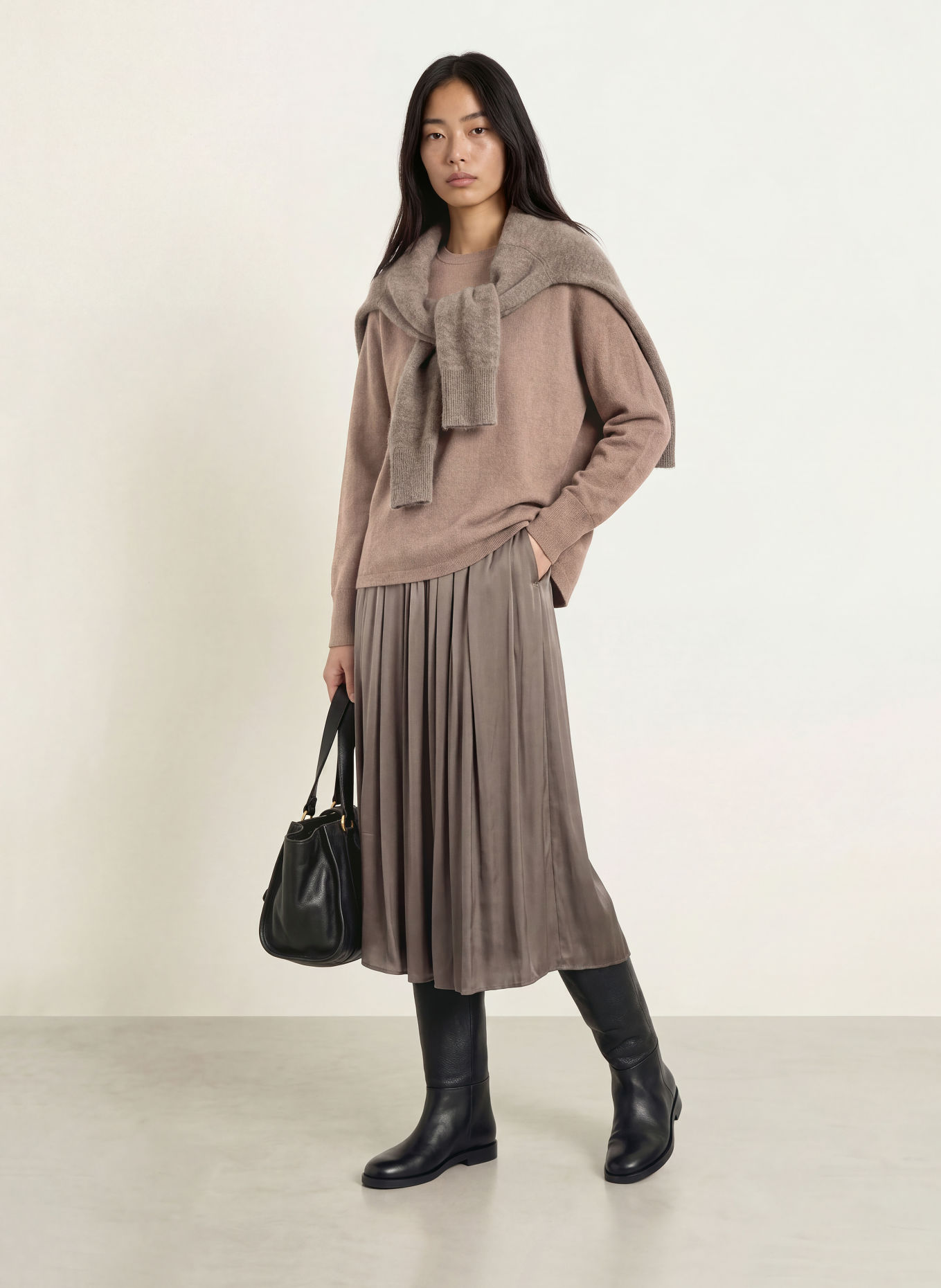 Marc O'Polo Sweater: TAUPE