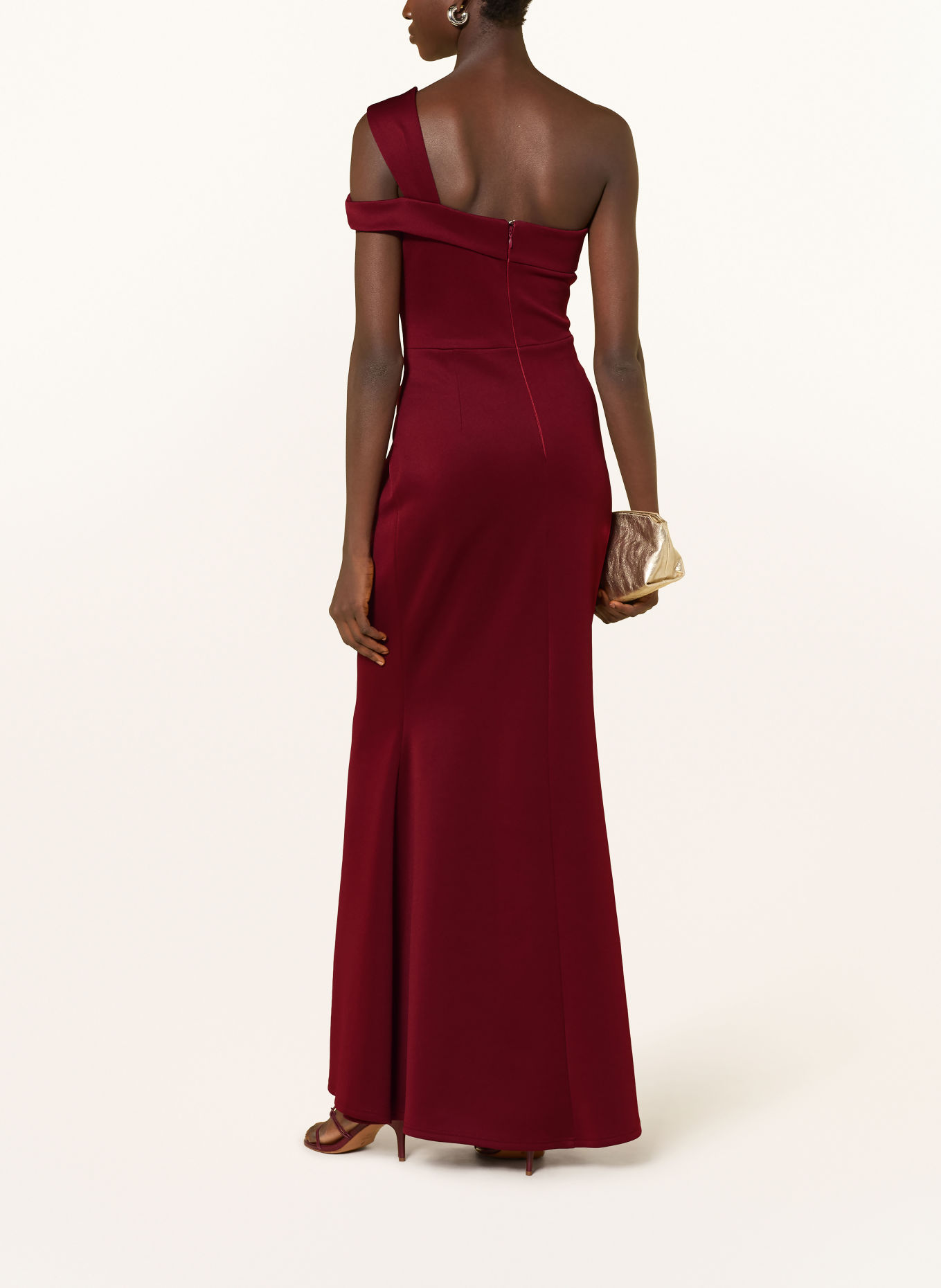 LIPSY Robe de soirée en jersey: ROUGE FONCÉ