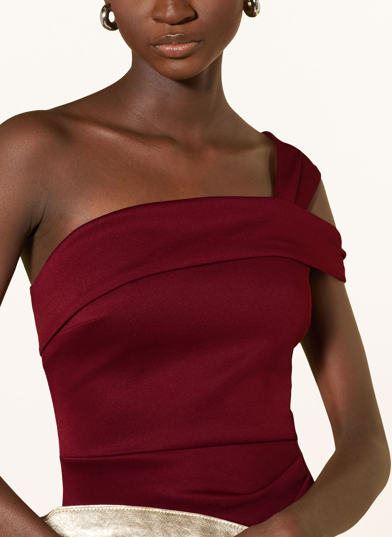 LIPSY Robe de soirée en jersey: ROUGE FONCÉ