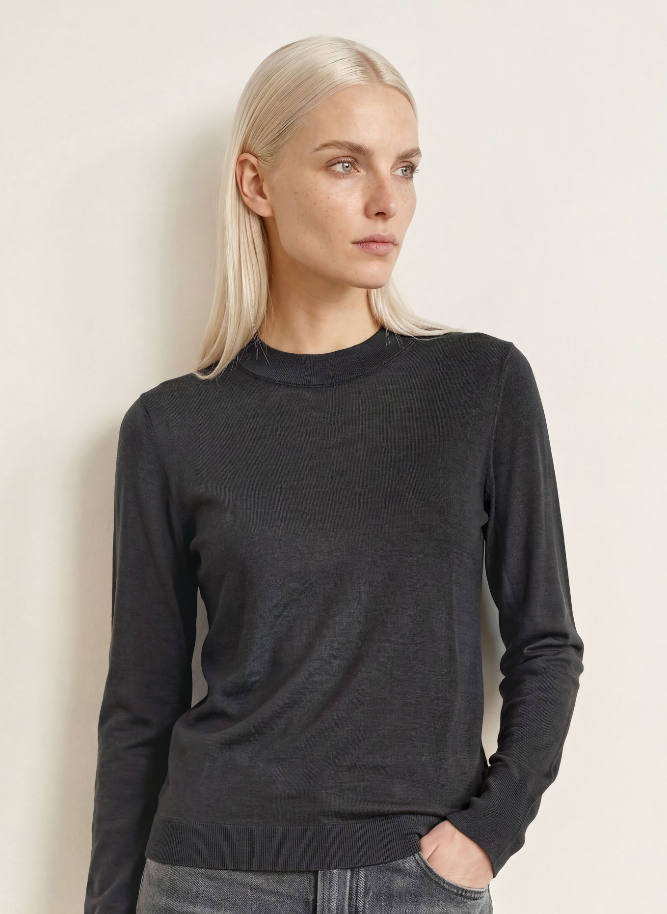 Marc O'Polo Long-sleeve shirt: DARK GRAY