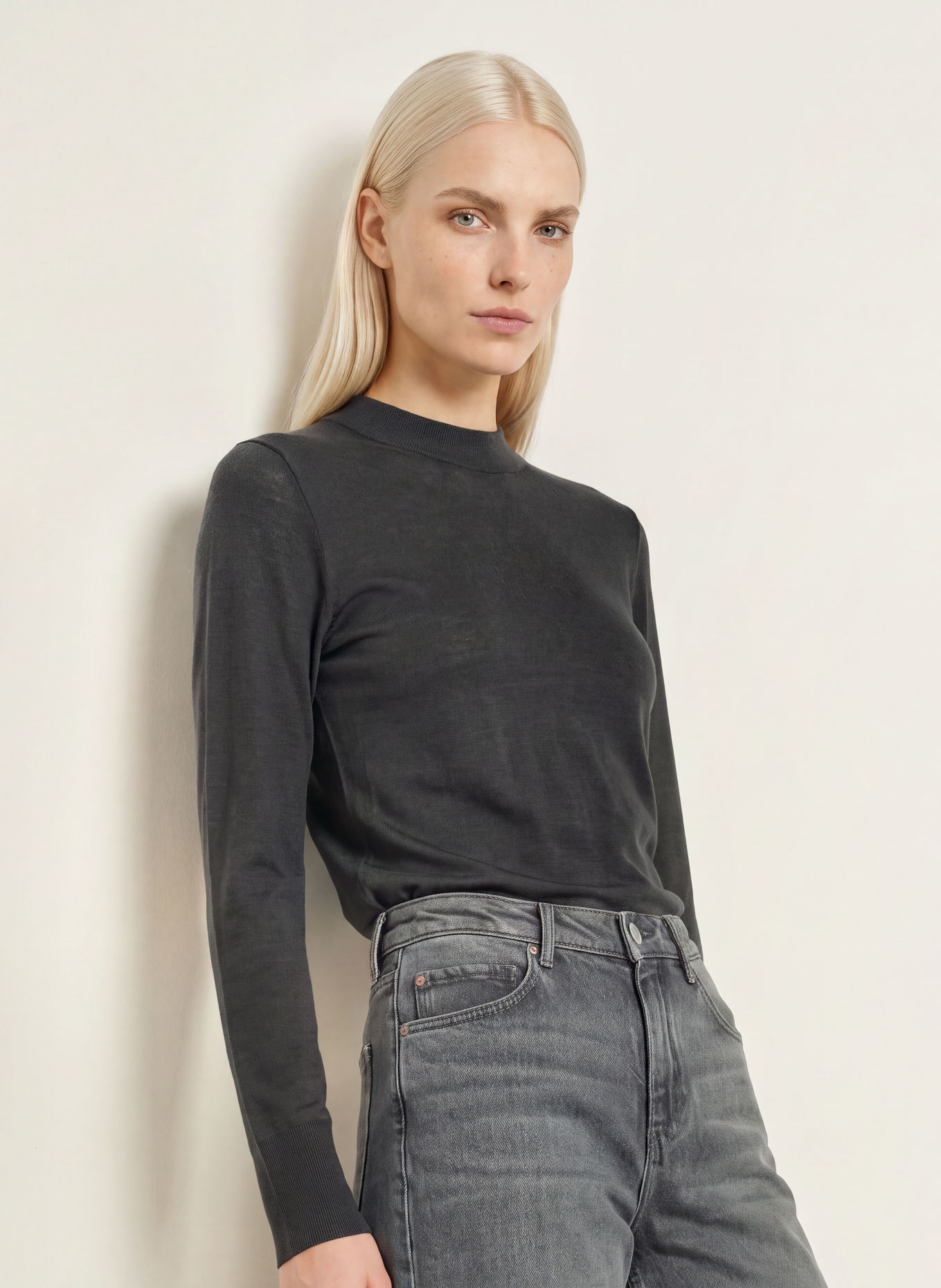 Marc O'Polo Long-sleeve shirt: DARK GRAY