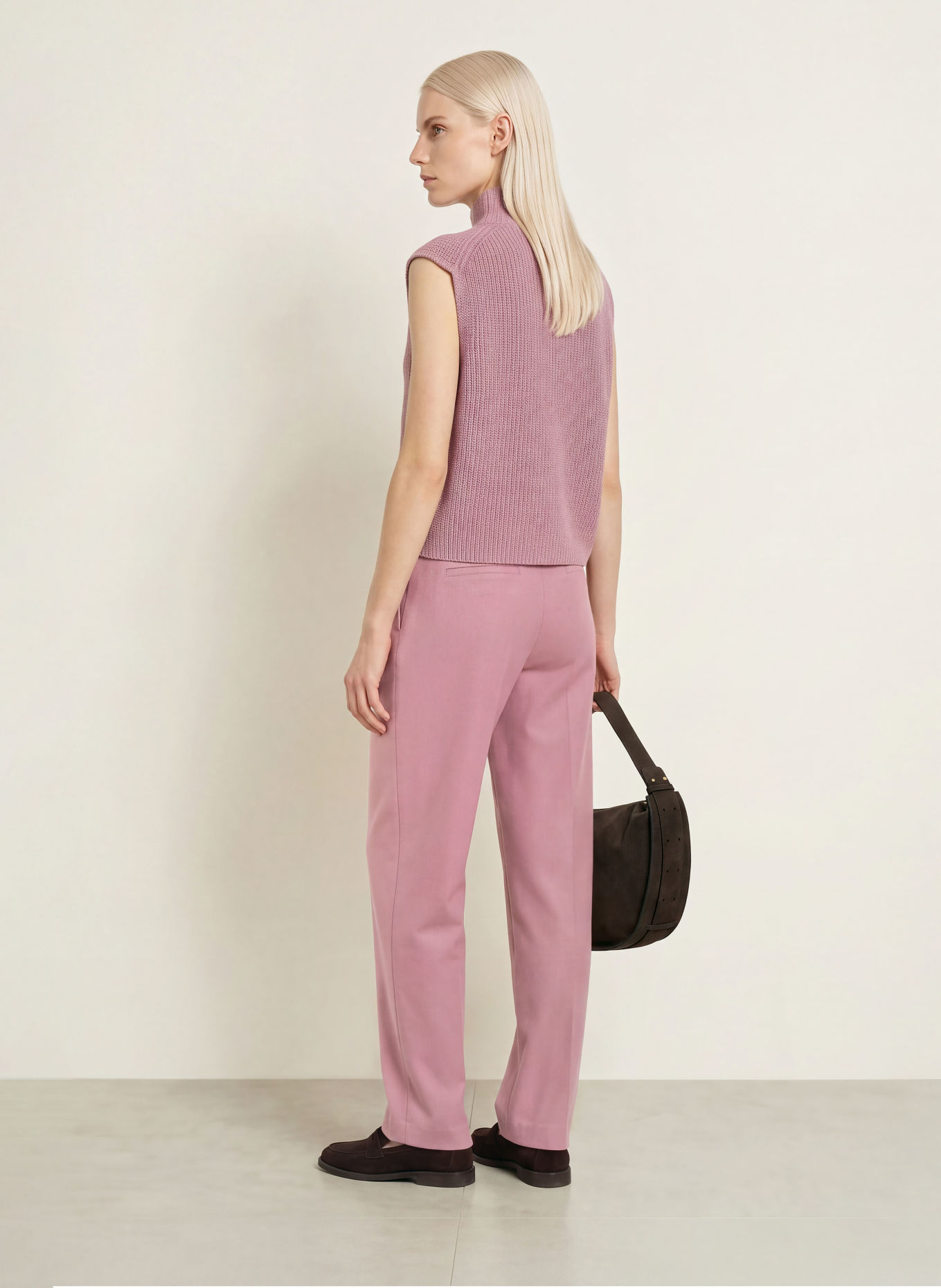 Marc O'Polo Wide-leg trousers: DUSKY PINK