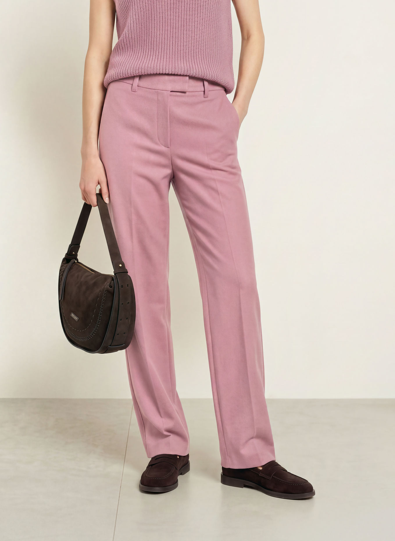 Marc O'Polo Wide-leg trousers: DUSKY PINK