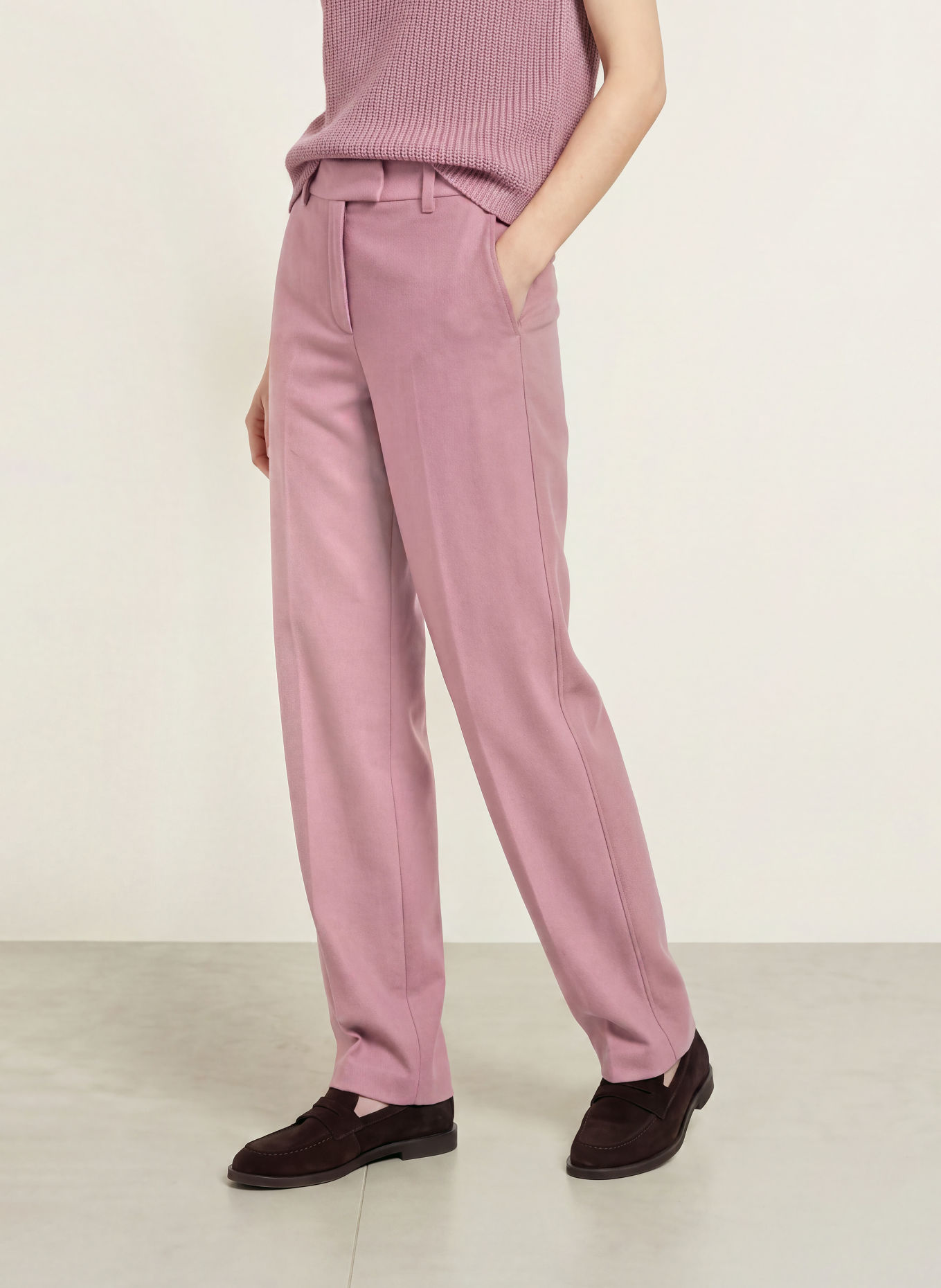 Marc O'Polo Wide-leg trousers: DUSKY PINK