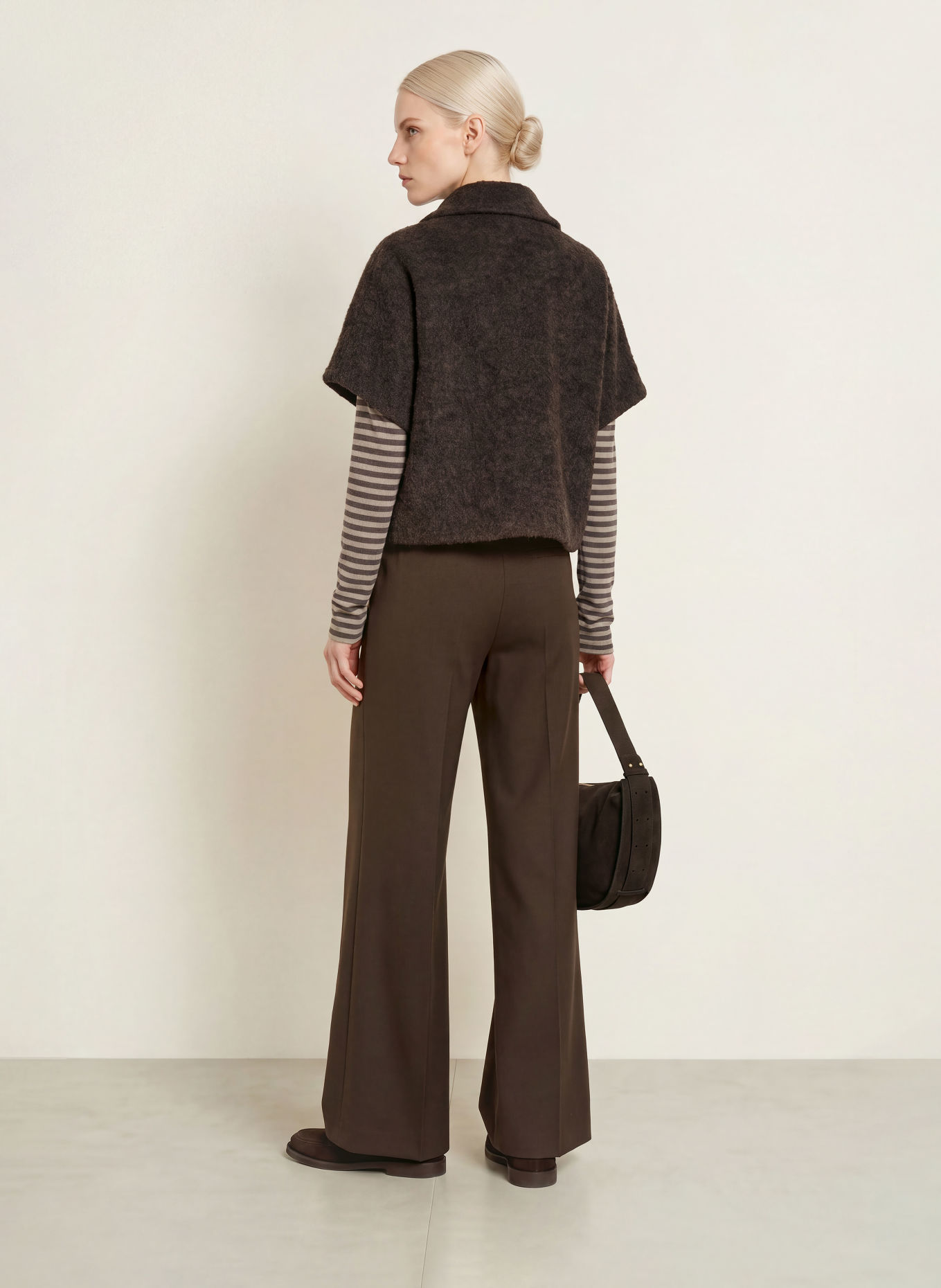 Marc O'Polo Bouclé-Cape: TAUPE