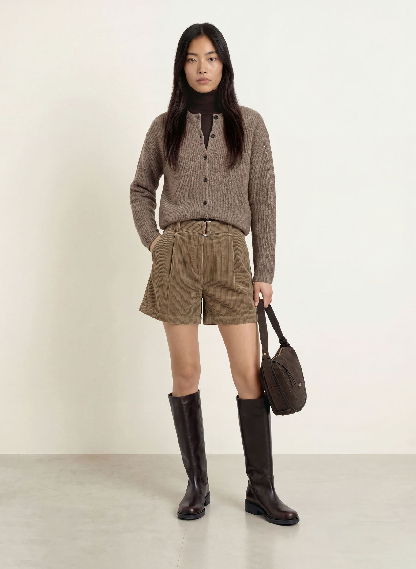 Marc O'Polo Strickjacke: BEIGE