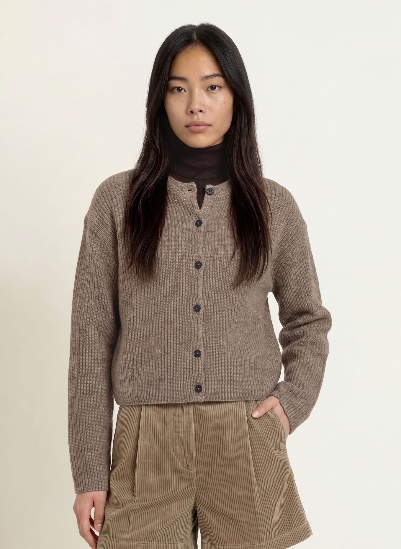 Marc O'Polo Strickjacke: BEIGE