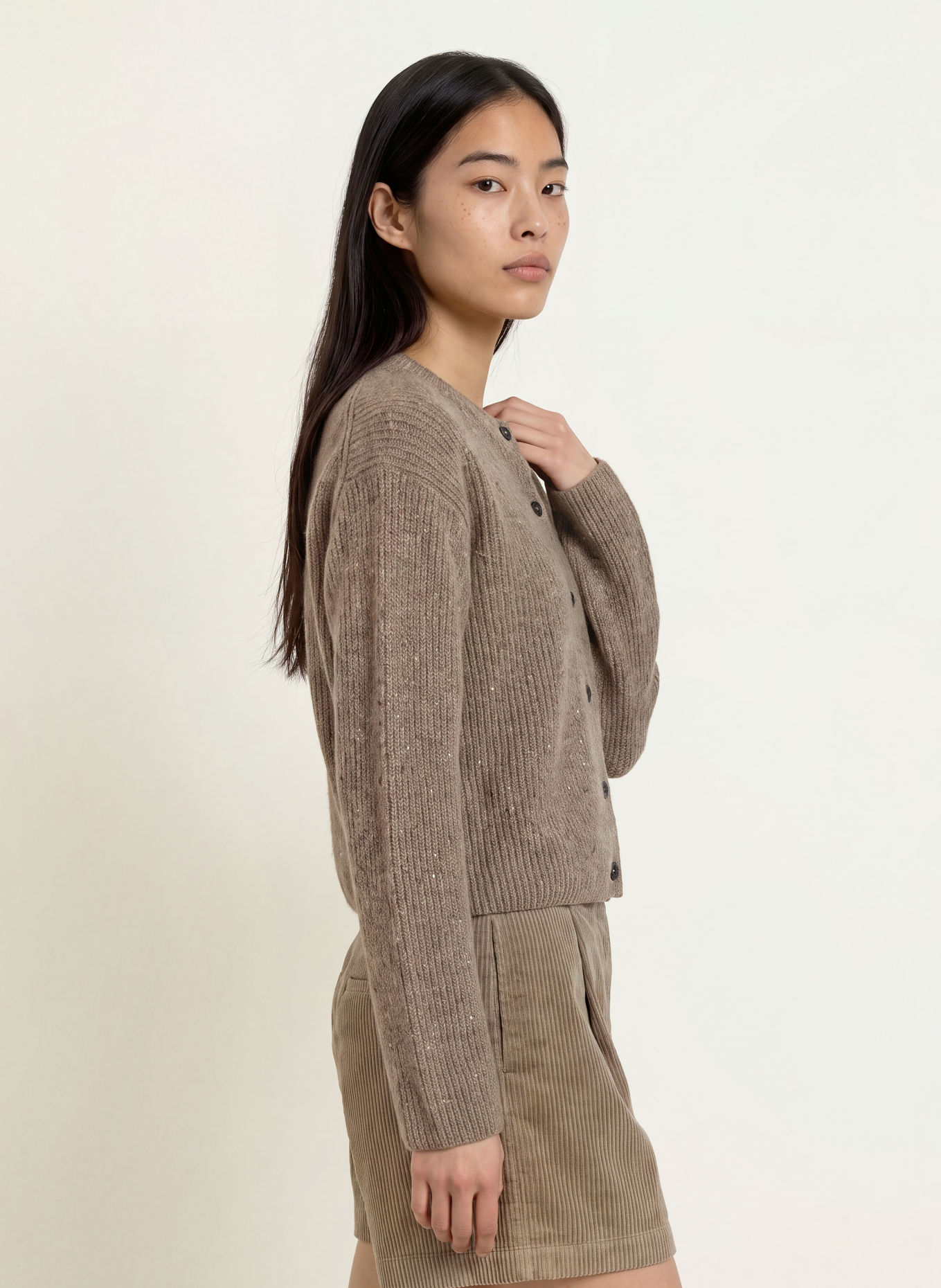 Marc O'Polo Strickjacke: BEIGE