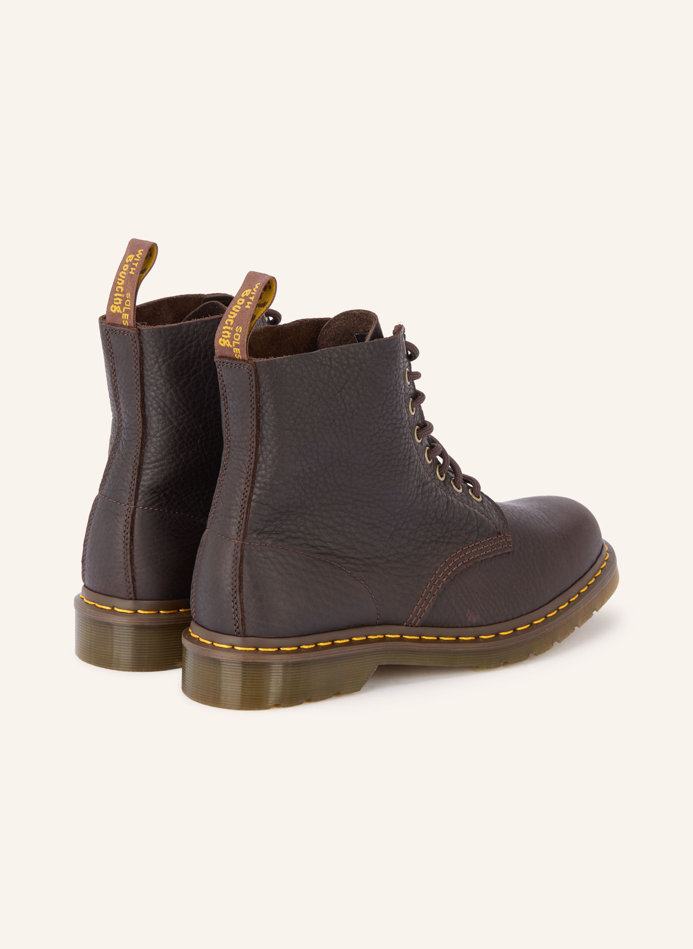 Dr. Martens Lace-up boots 1460 PASCAL: DARK BROWN / GOLD