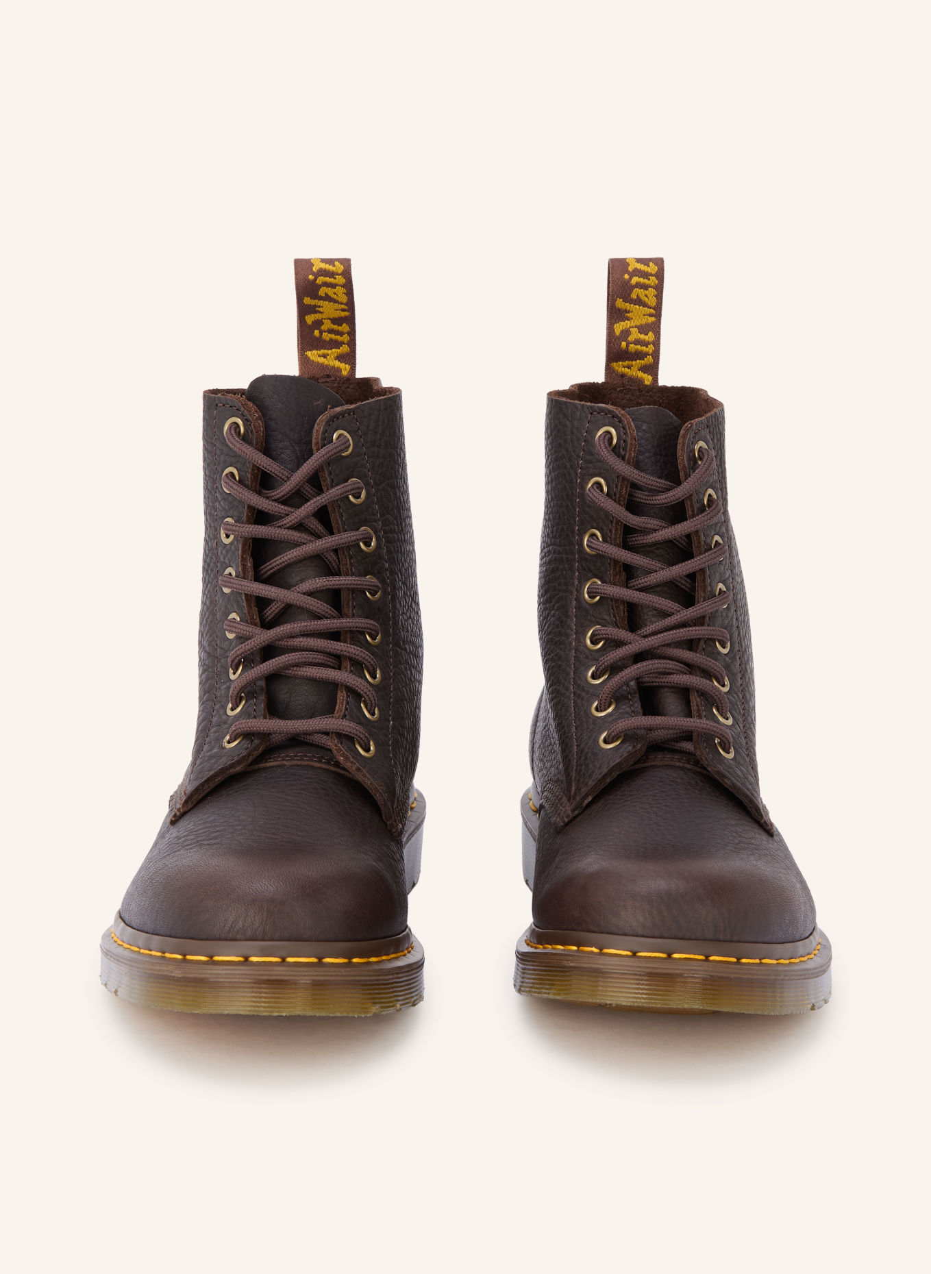 Dr. Martens Lace-up boots 1460 PASCAL: DARK BROWN / GOLD