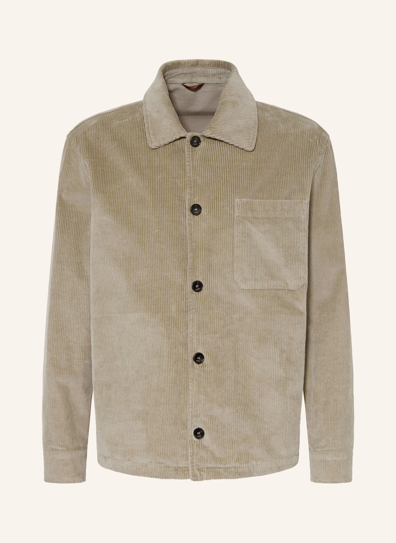 CRUNA Corduroy-Overshirt: BEIGE