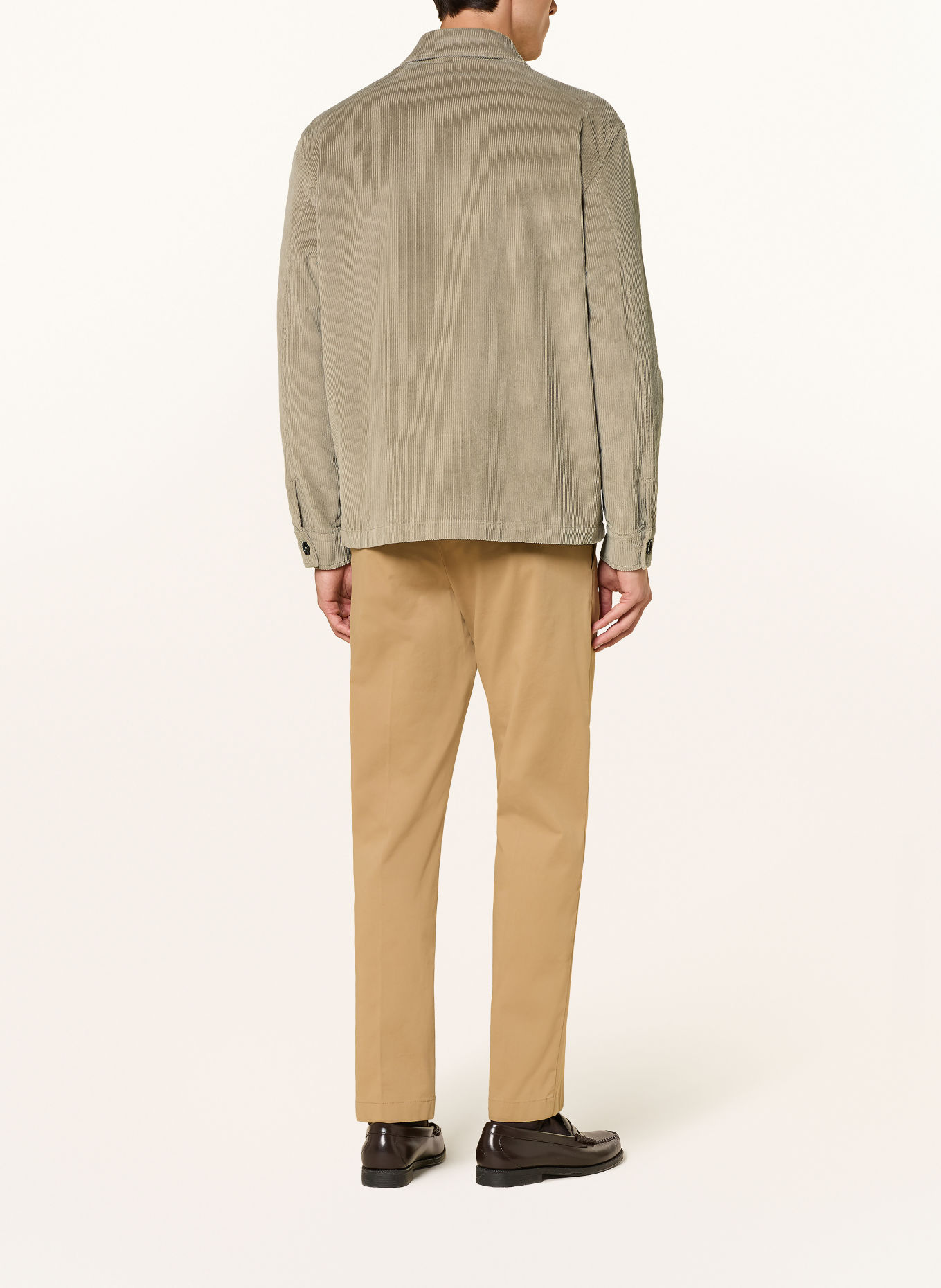 CRUNA Corduroy-Overshirt: BEIGE