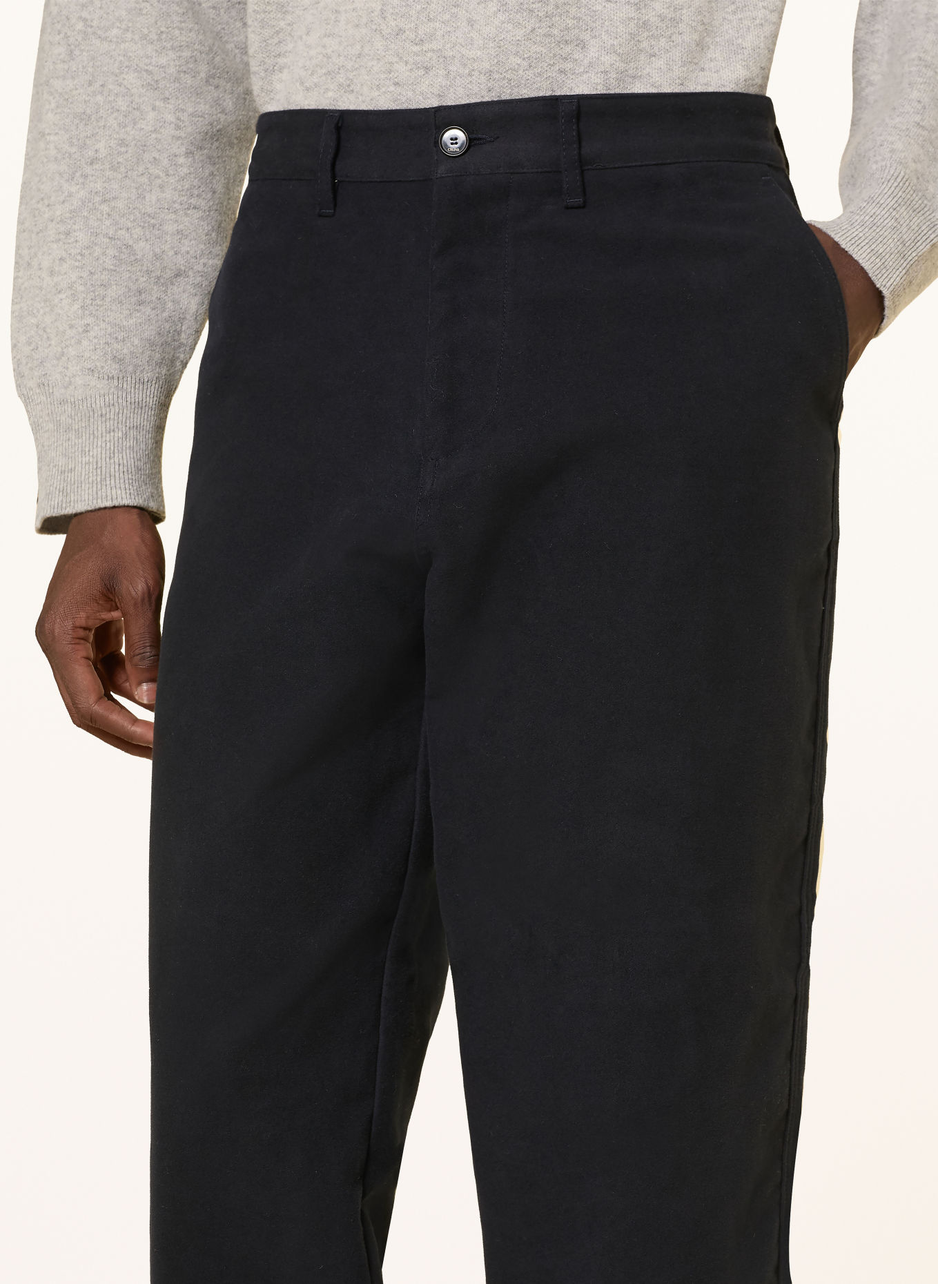 CRUNA Chino GREENWICH Regular Fit: DONKERBLAUW