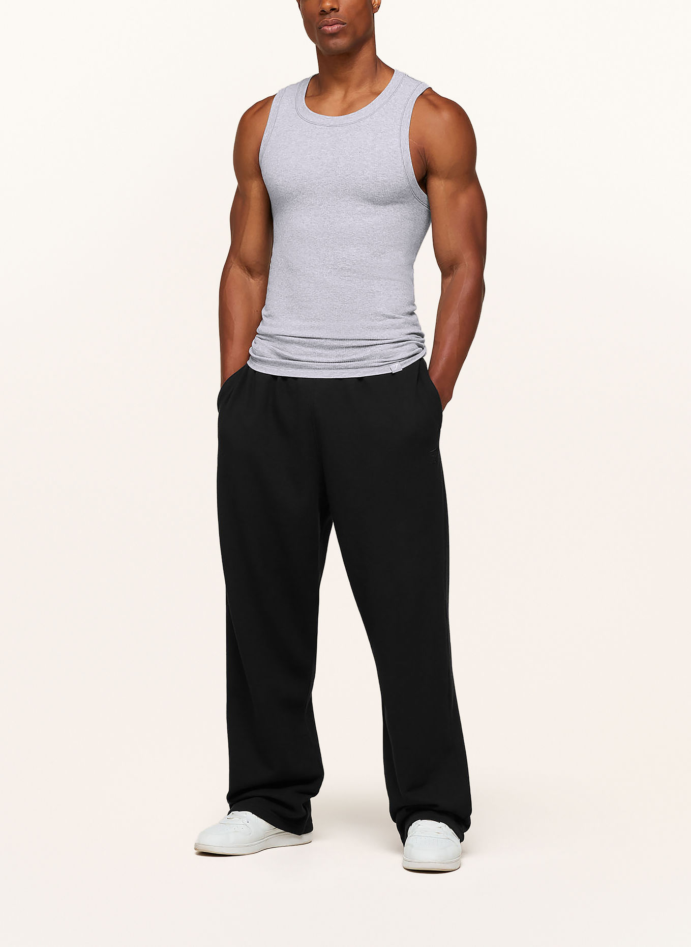 GYMSHARK Tanktop GS SEAMLESS: HELLGRAU
