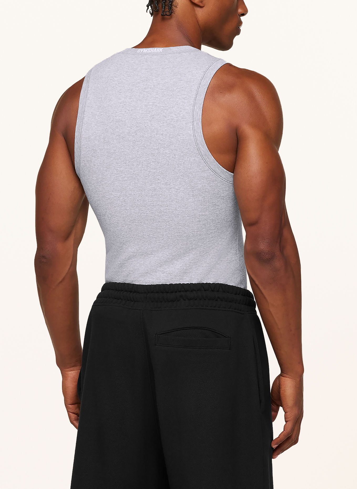 GYMSHARK Tanktop GS SEAMLESS: HELLGRAU