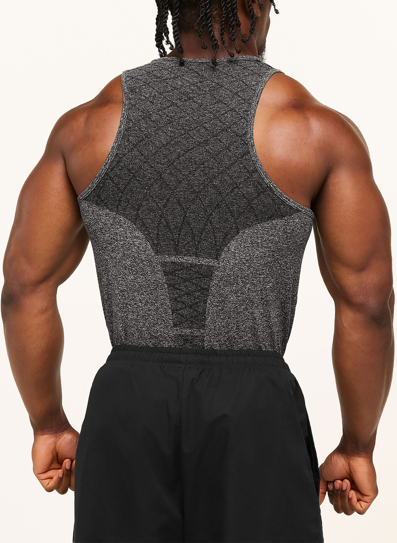 GYMSHARK Tanktop DEVANT: SCHWARZ