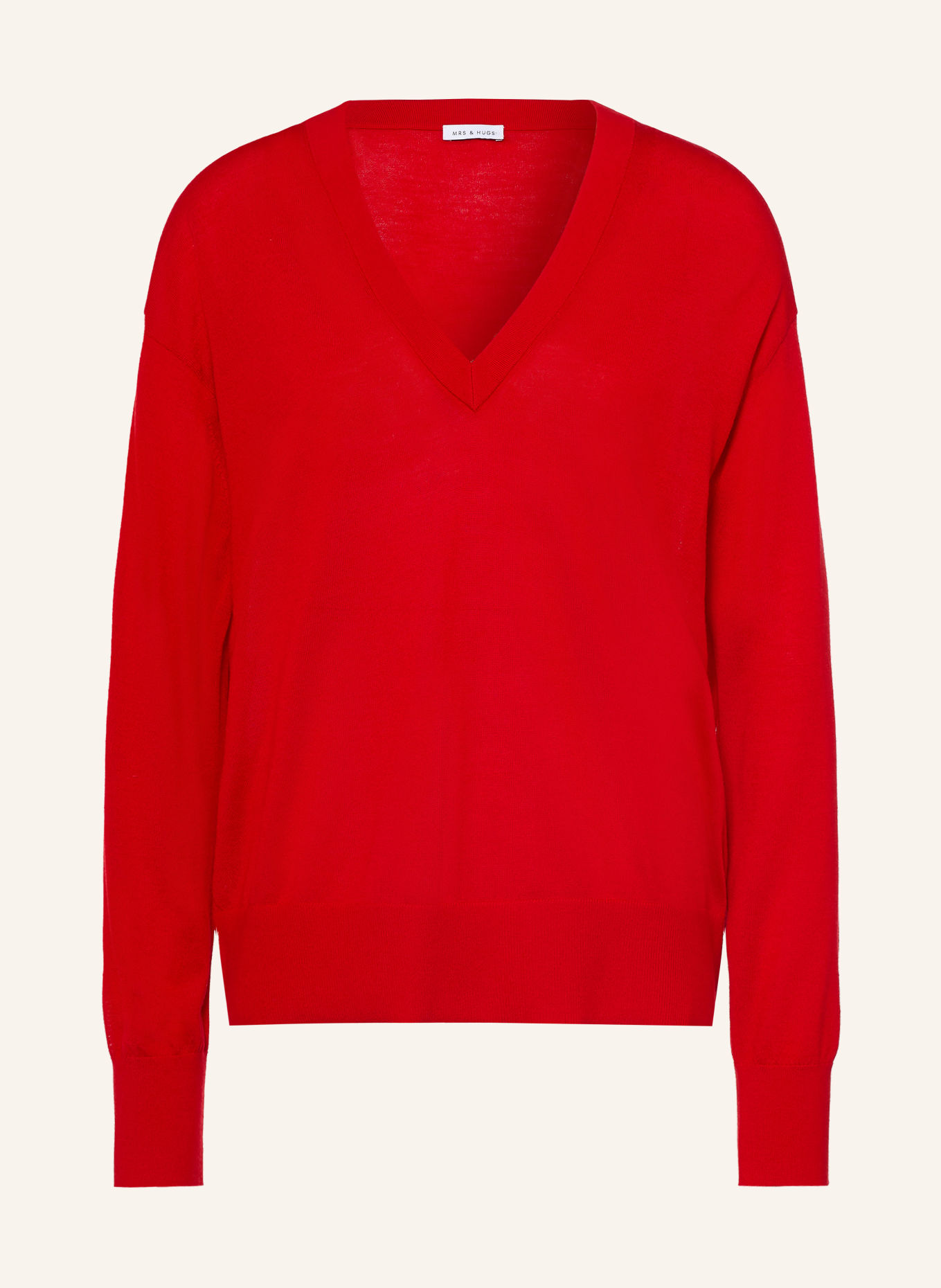 MRS & HUGS Pullover: ROT