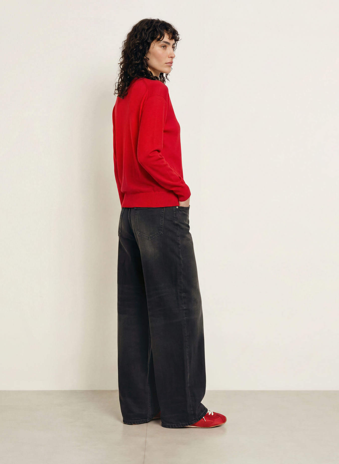 MRS & HUGS Pullover: ROT