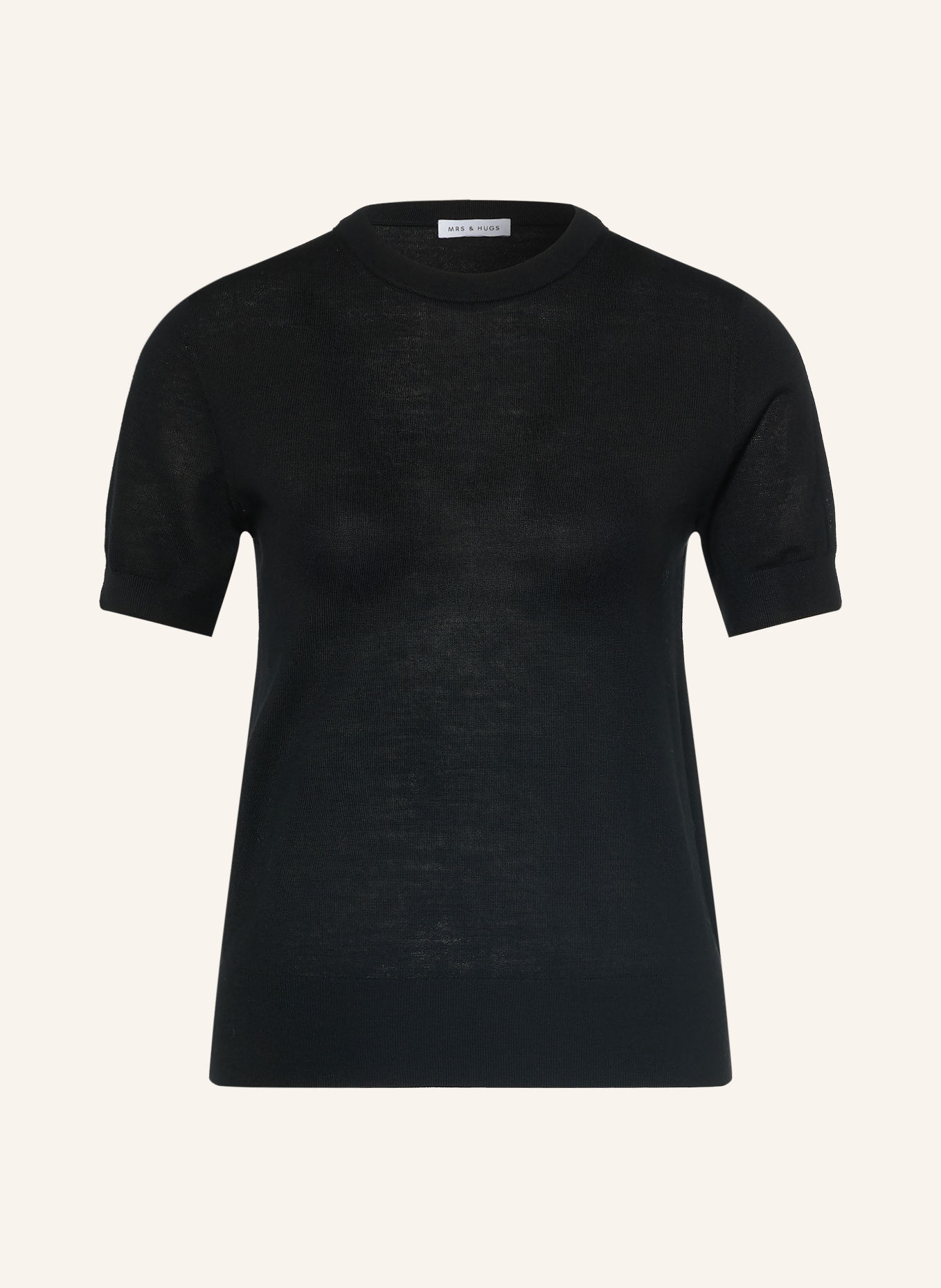 MRS & HUGS Strickshirt: SCHWARZ