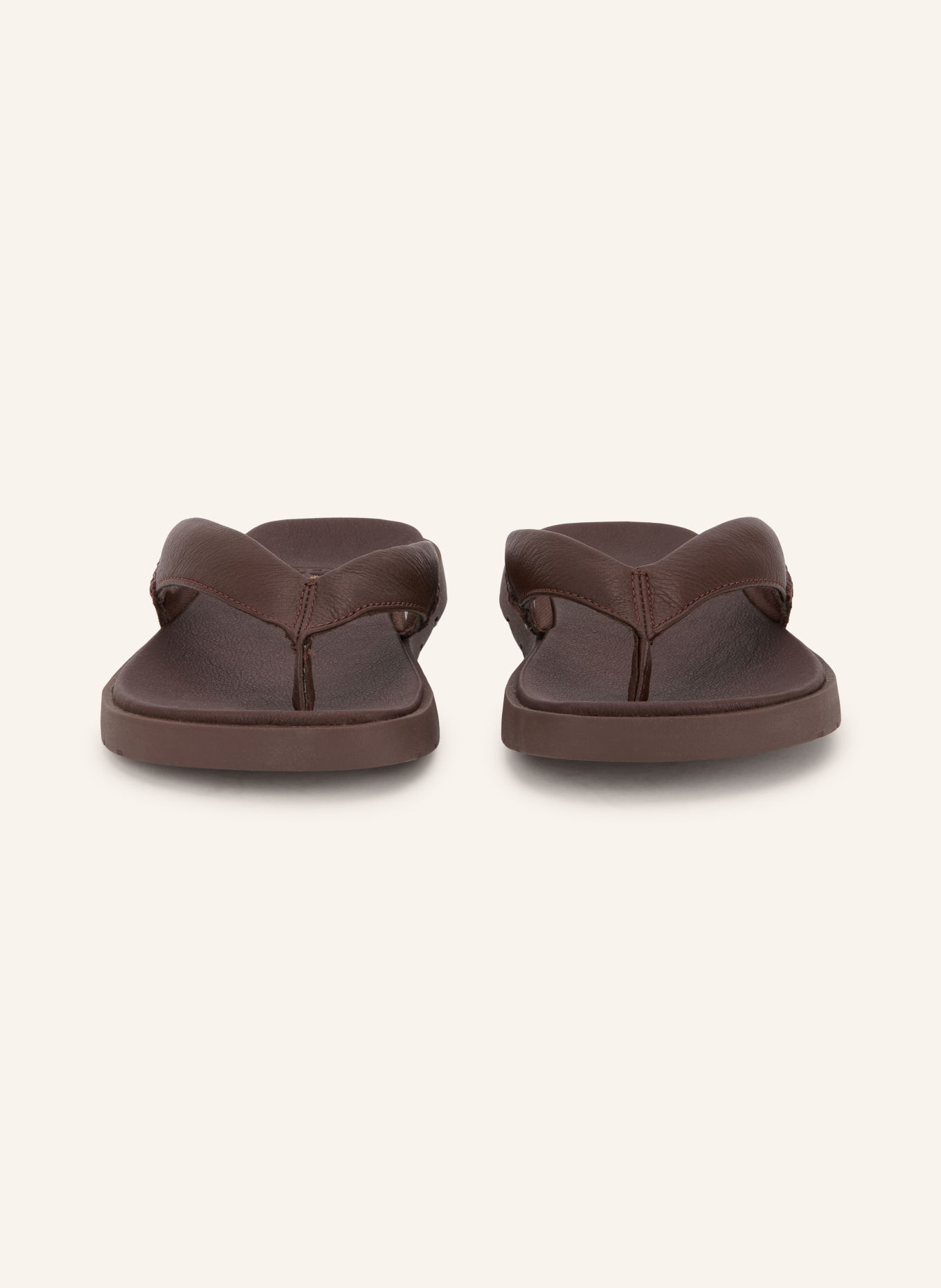 UGG SEASIDE 2 FLIP Thong sandals: DARK BROWN
