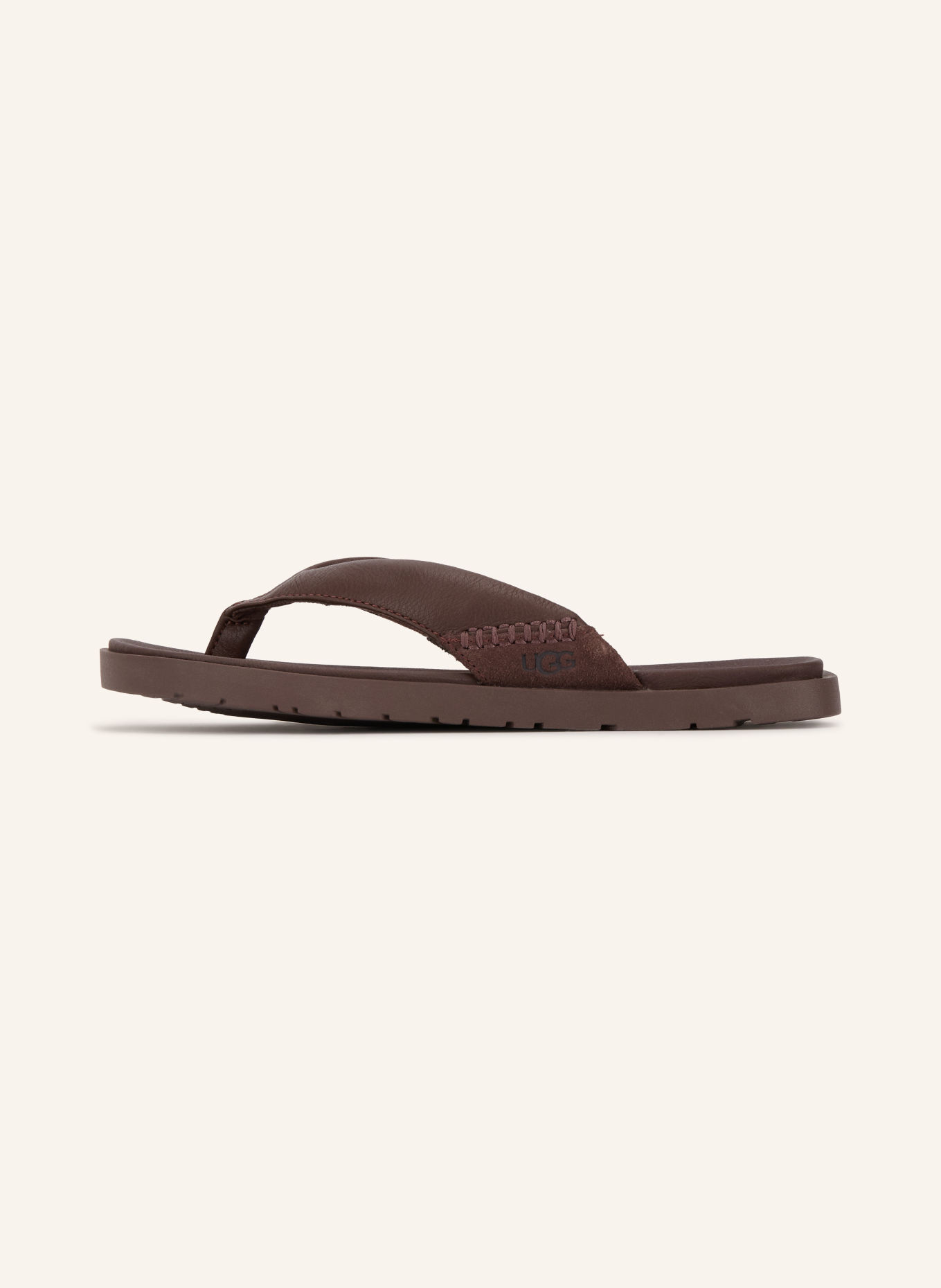 UGG SEASIDE 2 FLIP Thong sandals: DARK BROWN