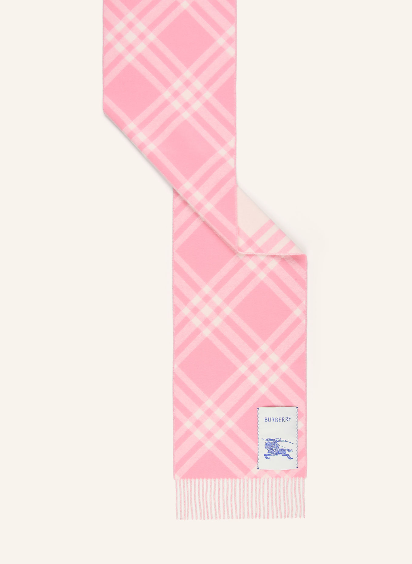 BURBERRY Kashmirhalsduk: ROSA / VIT