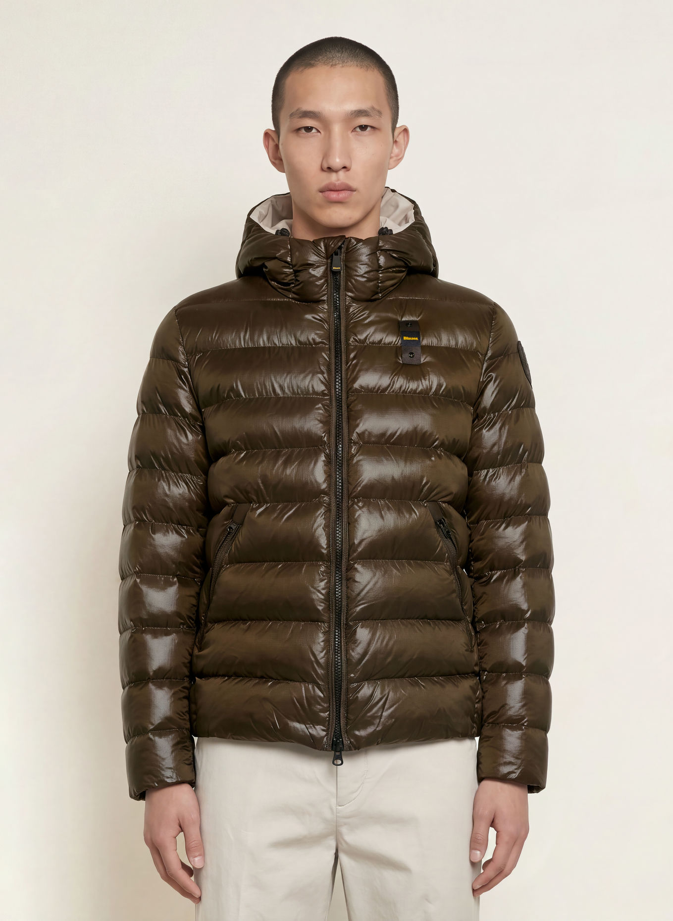 Blauer Steppjacke ADAMS: DUNKELGRÜN
