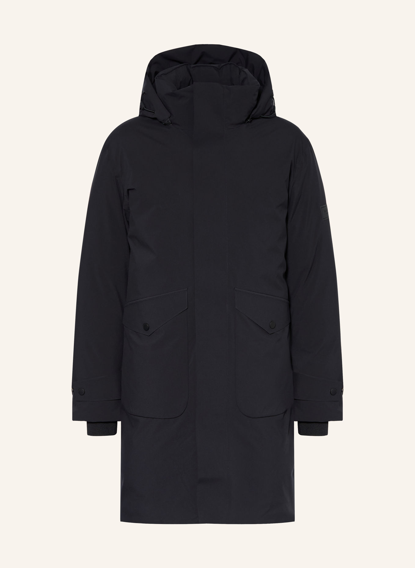 Marc O'Polo Down coat with removable hood: BLACK