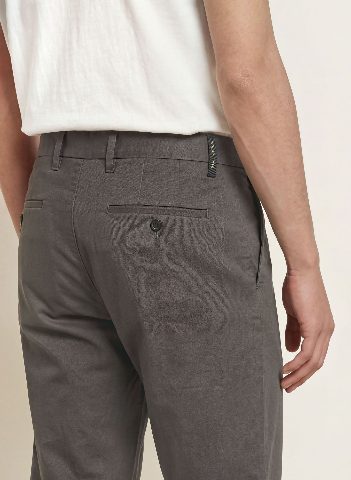 Marc O'Polo Chino MADS Regular Fit: MØRKEGRÅ