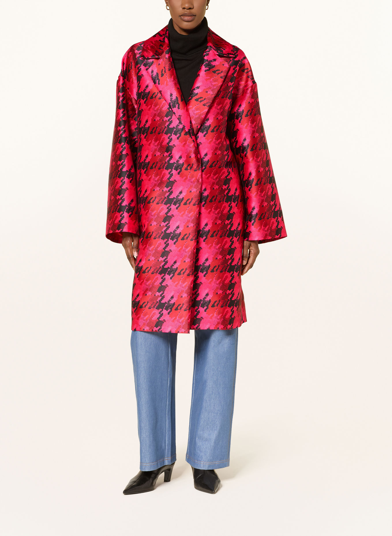 LUNATICA MILANO Mantel: NEONROZE / ROOD / ZWART