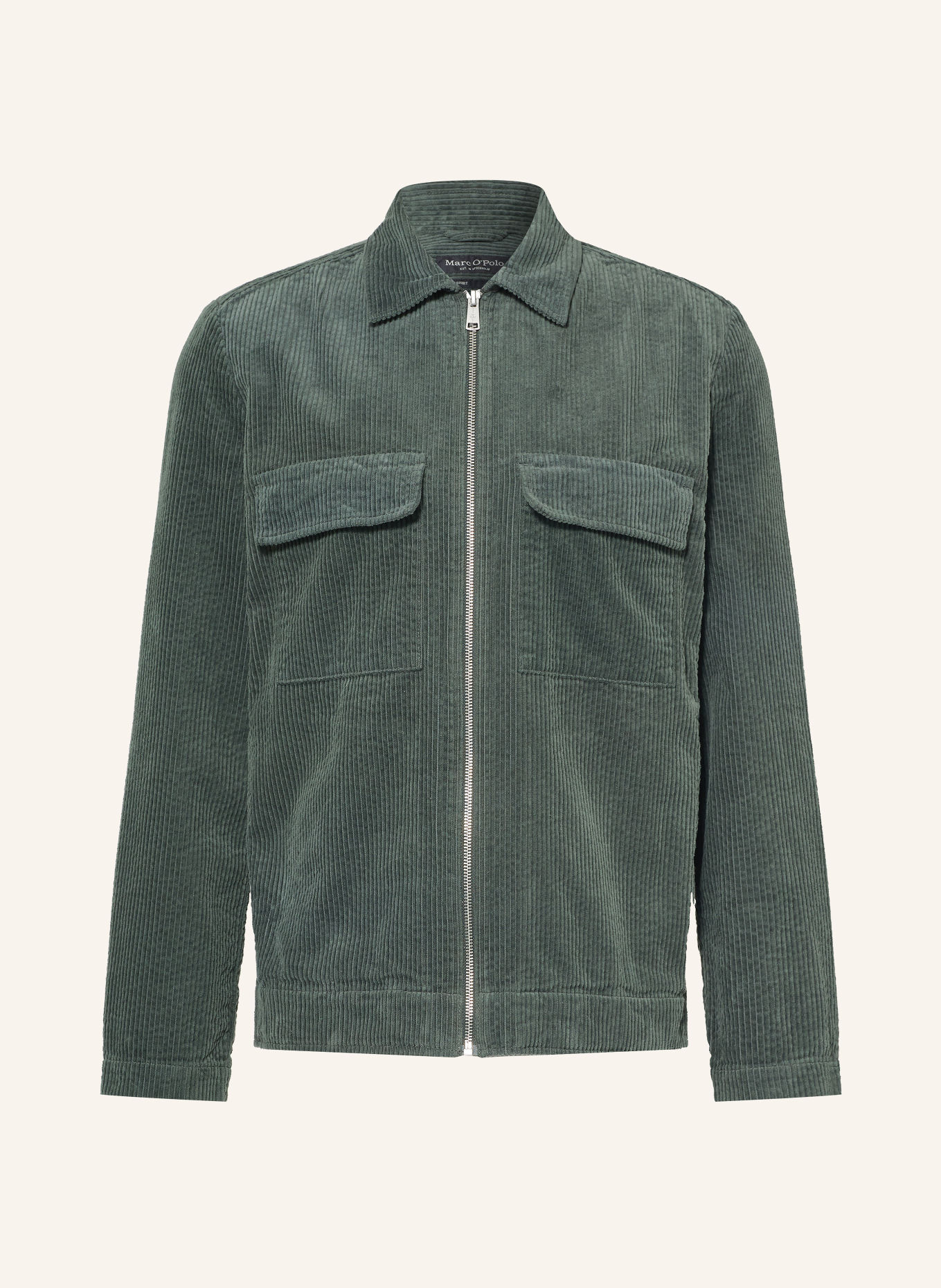 Marc O'Polo Cord Overshirt: DARK GREEN
