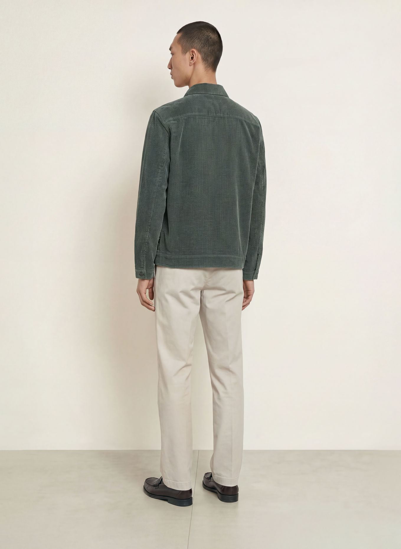 Marc O'Polo Cord Overshirt: DARK GREEN