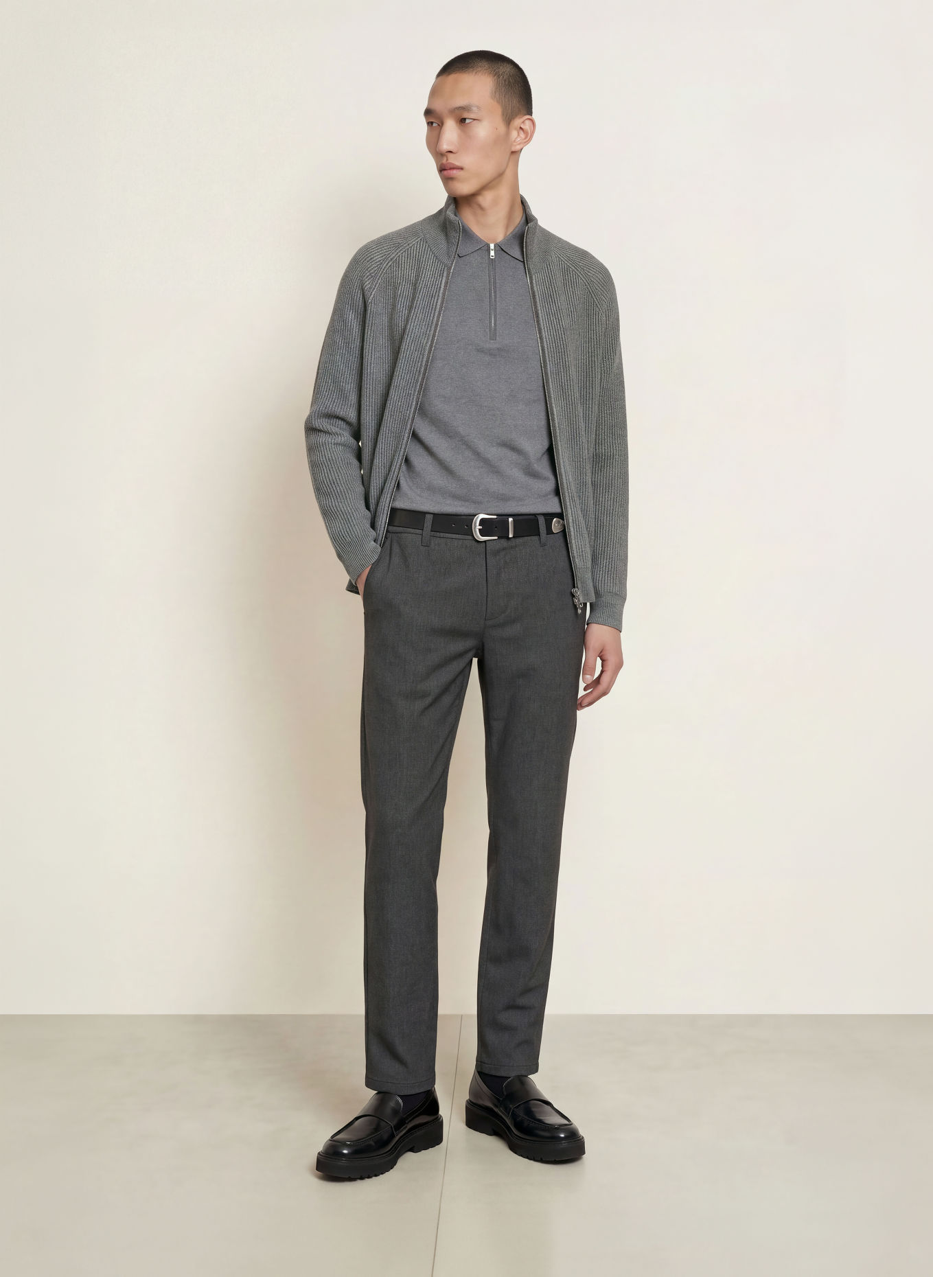 Marc O'Polo Chino Extra Slim Fit: DUNKELGRAU