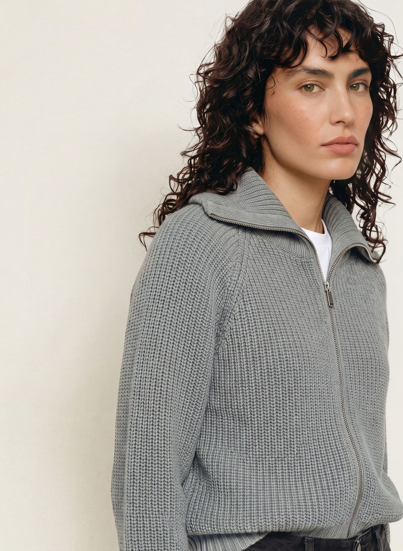 MRS & HUGS Cardigan: GRÅ