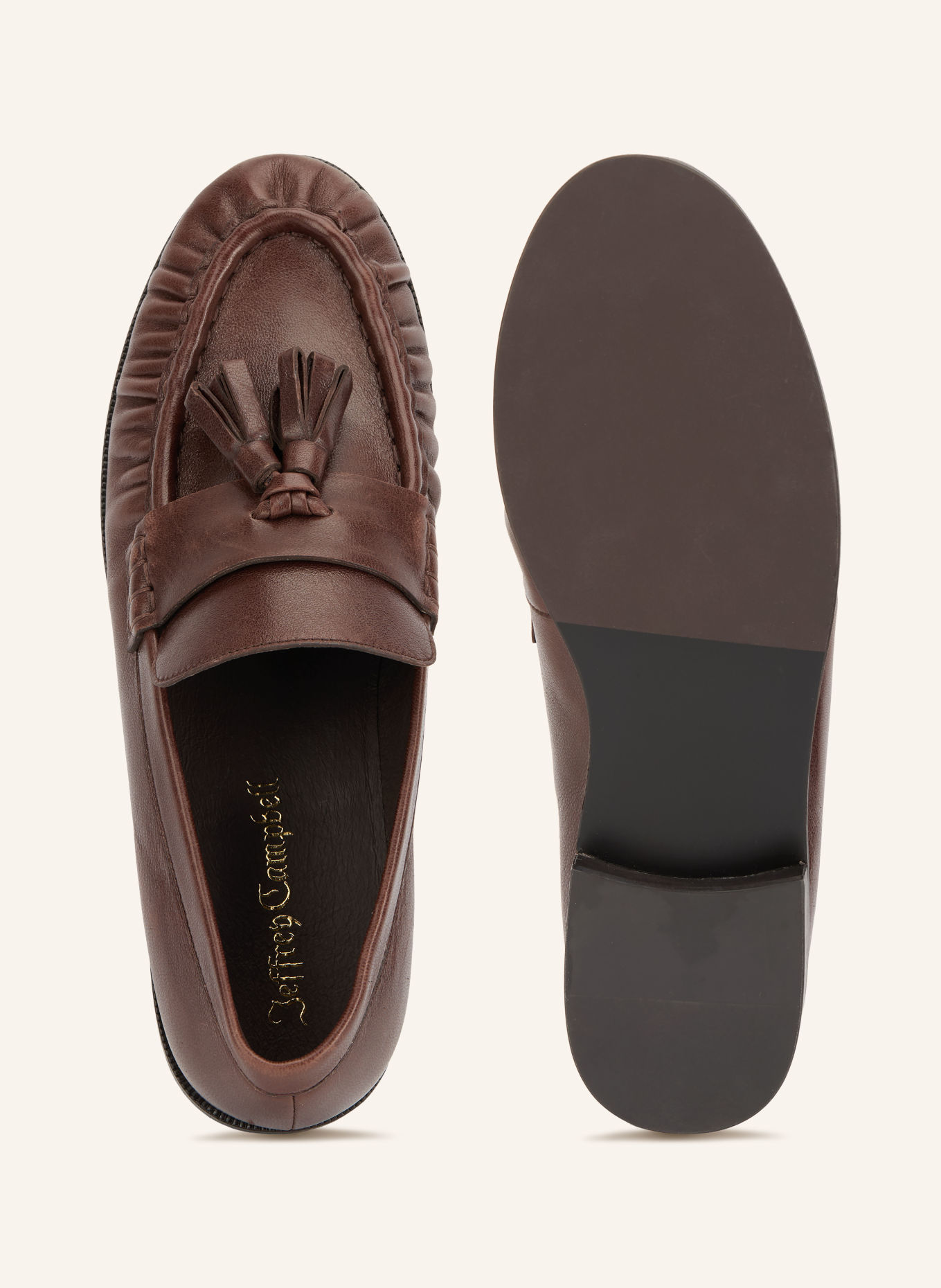 jeffrey campbell ARTICULATE Loafers: DARK BROWN