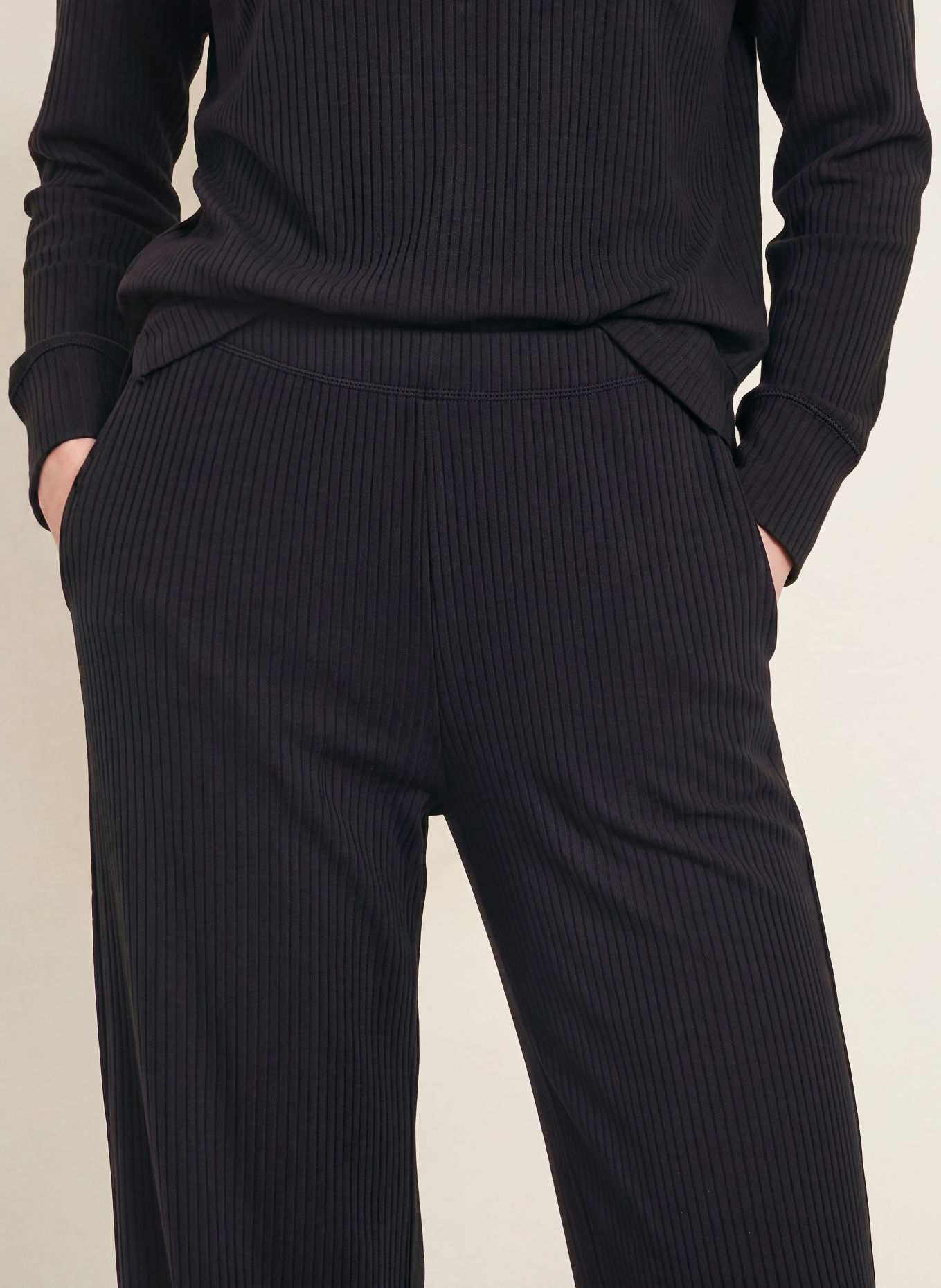 CALIDA Schlafhose FEMININE LOUNGE: SCHWARZ