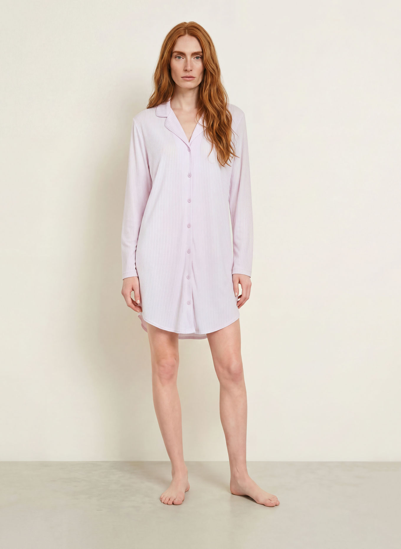 CALIDA Nachthemd STRIPED DREAMS: ROSÉ