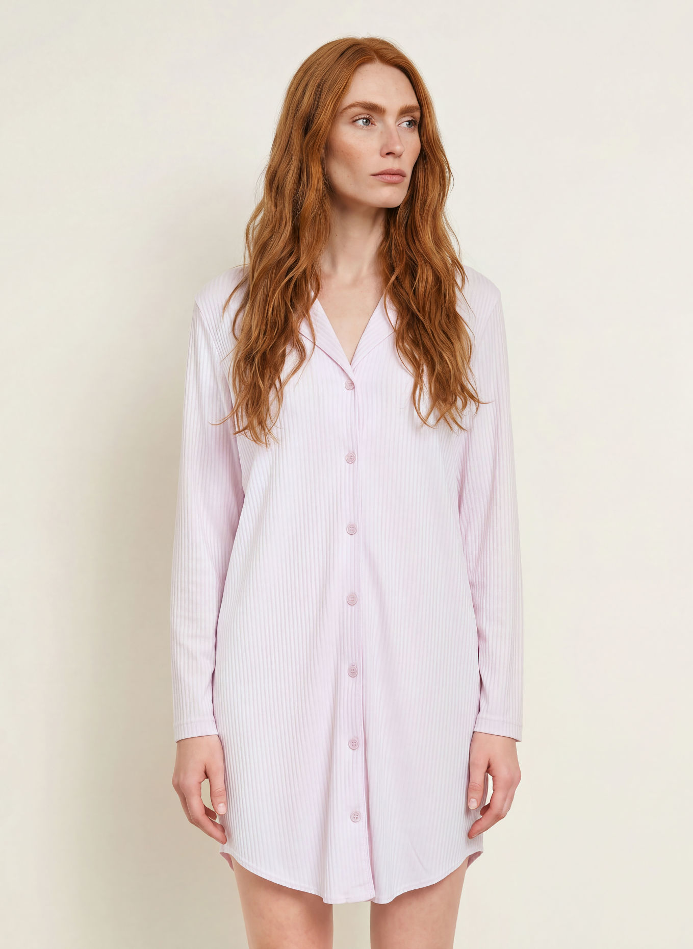 CALIDA Nachthemd STRIPED DREAMS: ROSÉ