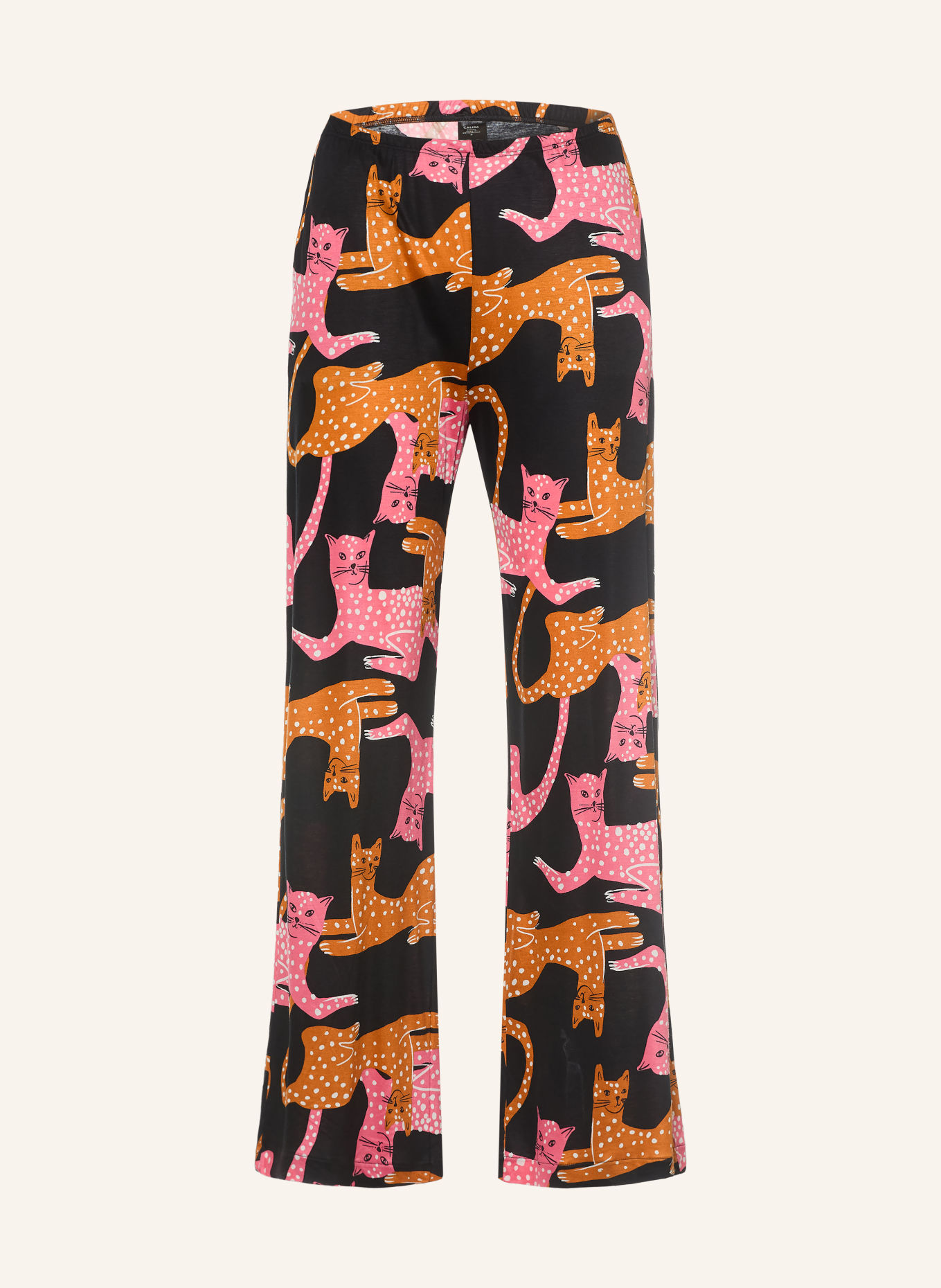CALIDA Pyjamabroek SLEEP OVER M&M: ZWART / CAMEL / ROZE