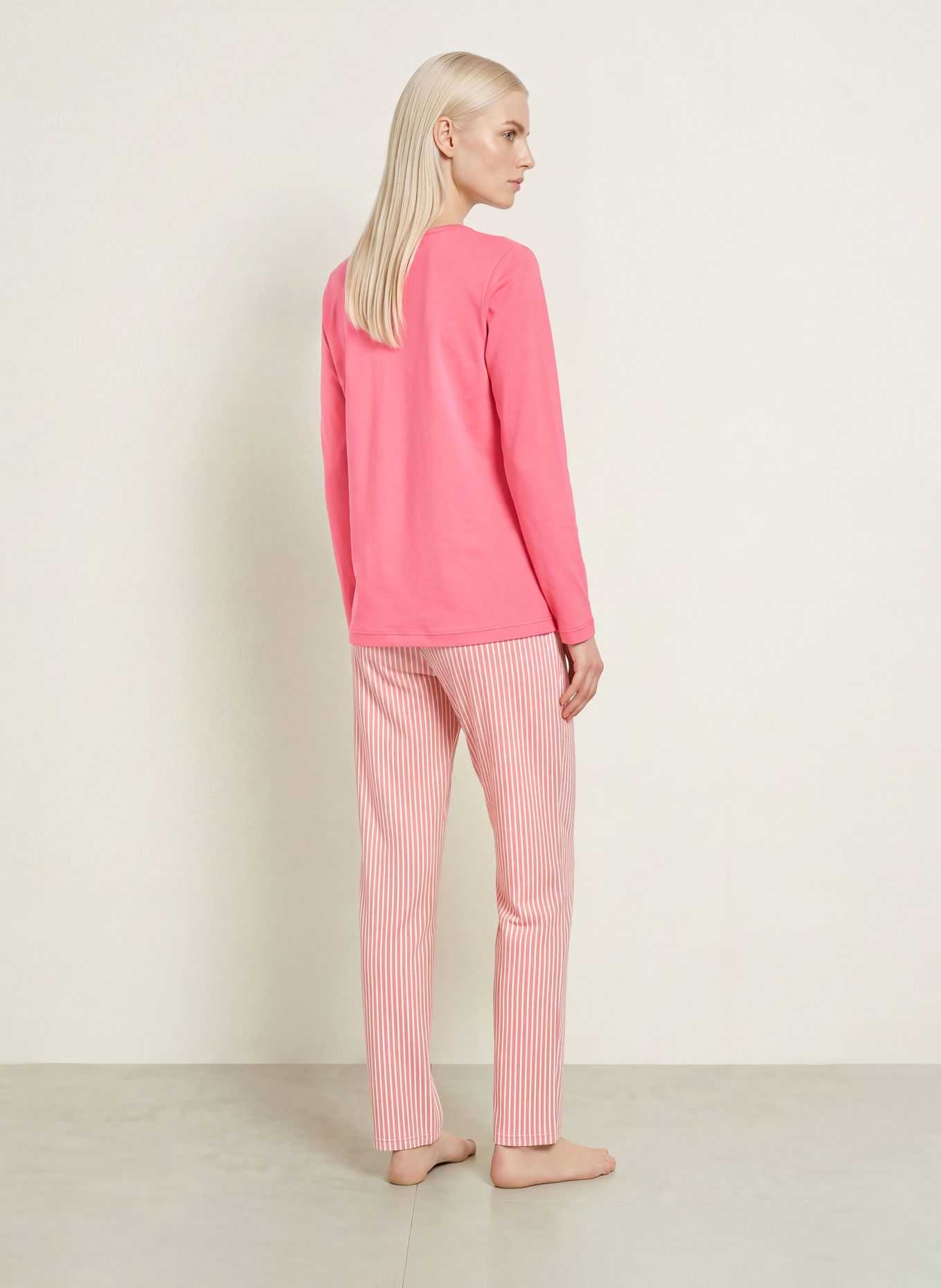 CALIDA Pyjamashirt SLEEP OVER M&M: ROZE