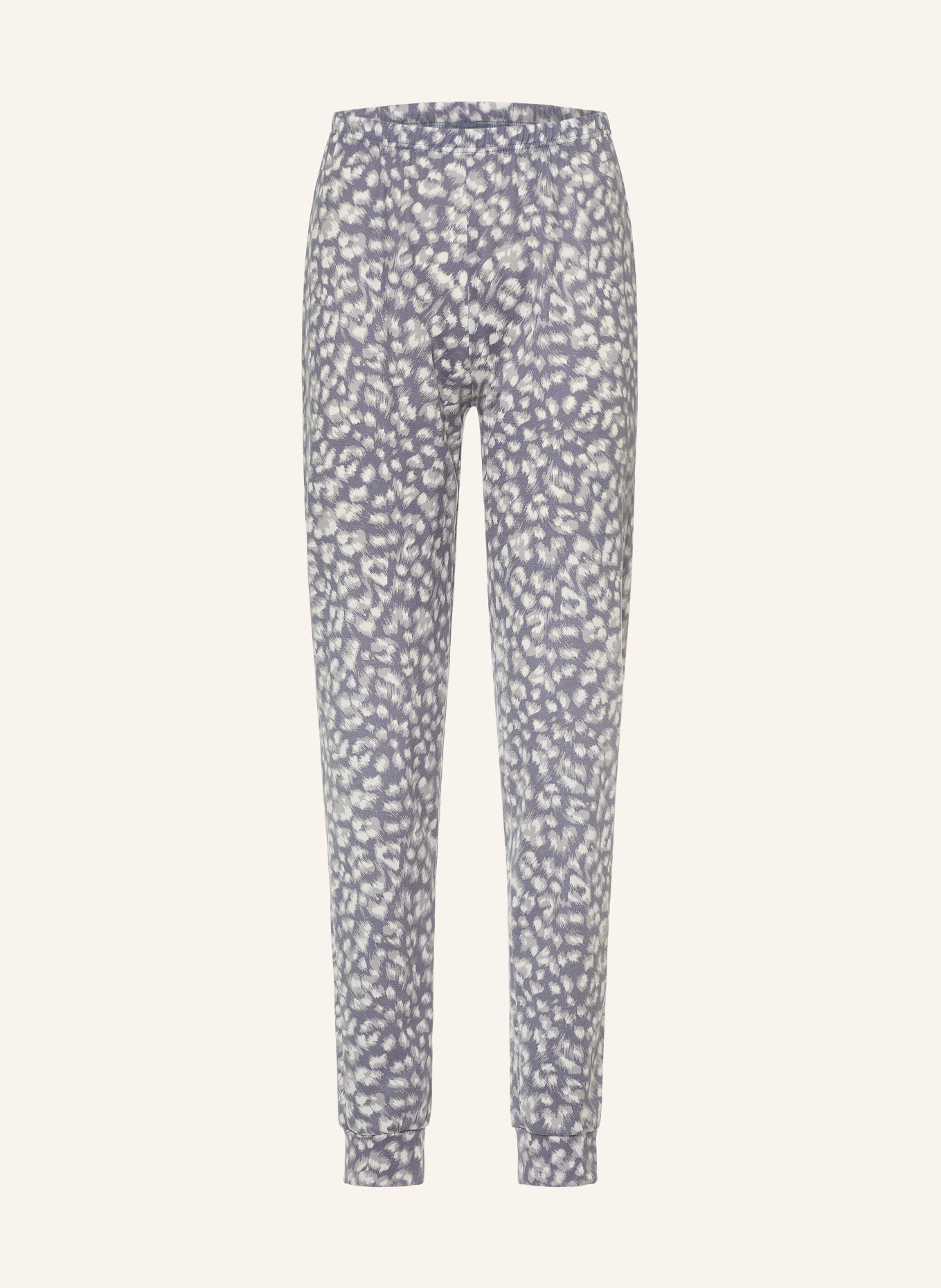 CALIDA Bas de pyjama SLEEP OVER M&M: BLEU GRIS / GRIS CLAIR / BLANC