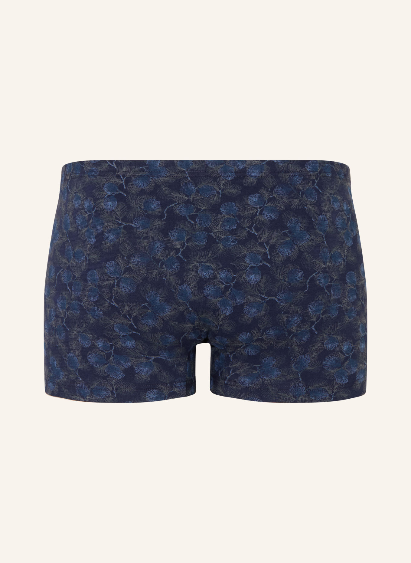 mey DARK LEAVES Boxer shorts Collection: DARK BLUE / BEIGE / BLUE GRAY