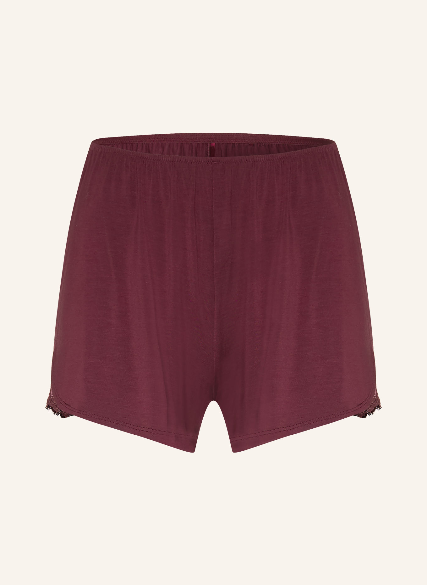 Triumph Schlafshorts AMOURETTE: DUNKELROT